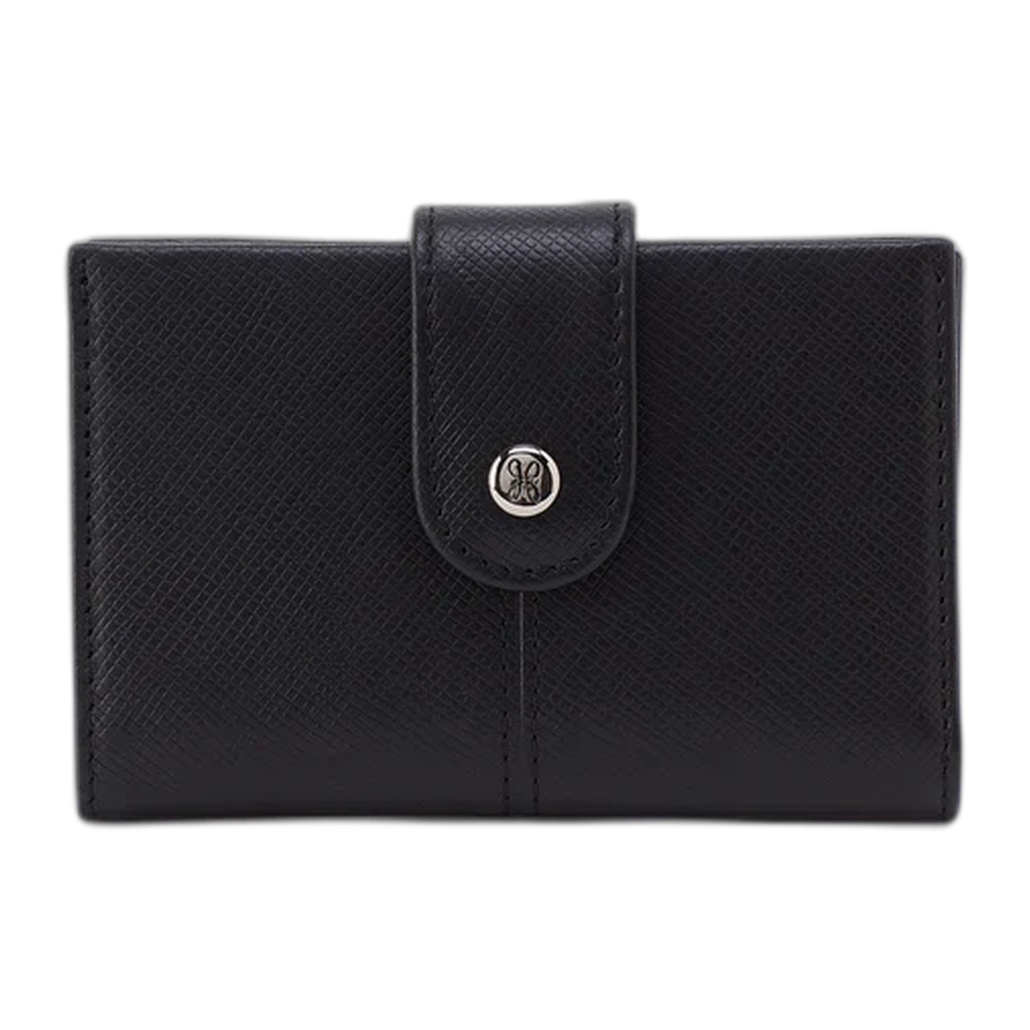Hobo Intl - Essential Card Case - Black Saffiano