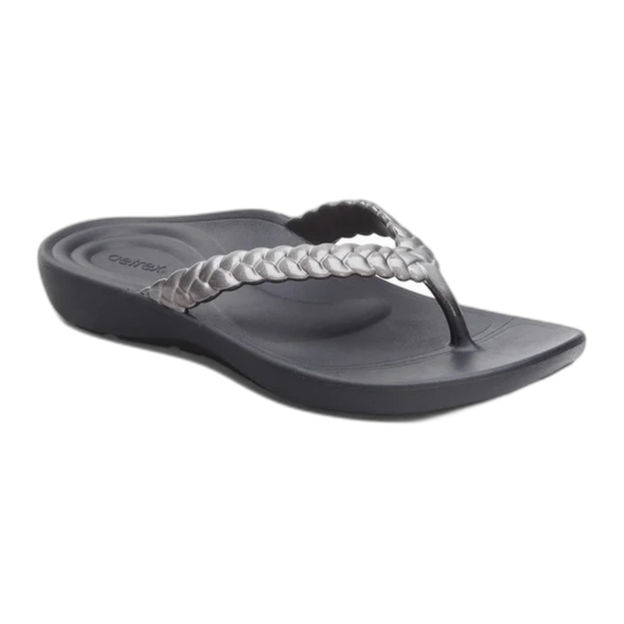 Aetrex - Vicki - Pewter Gloss / M / 8