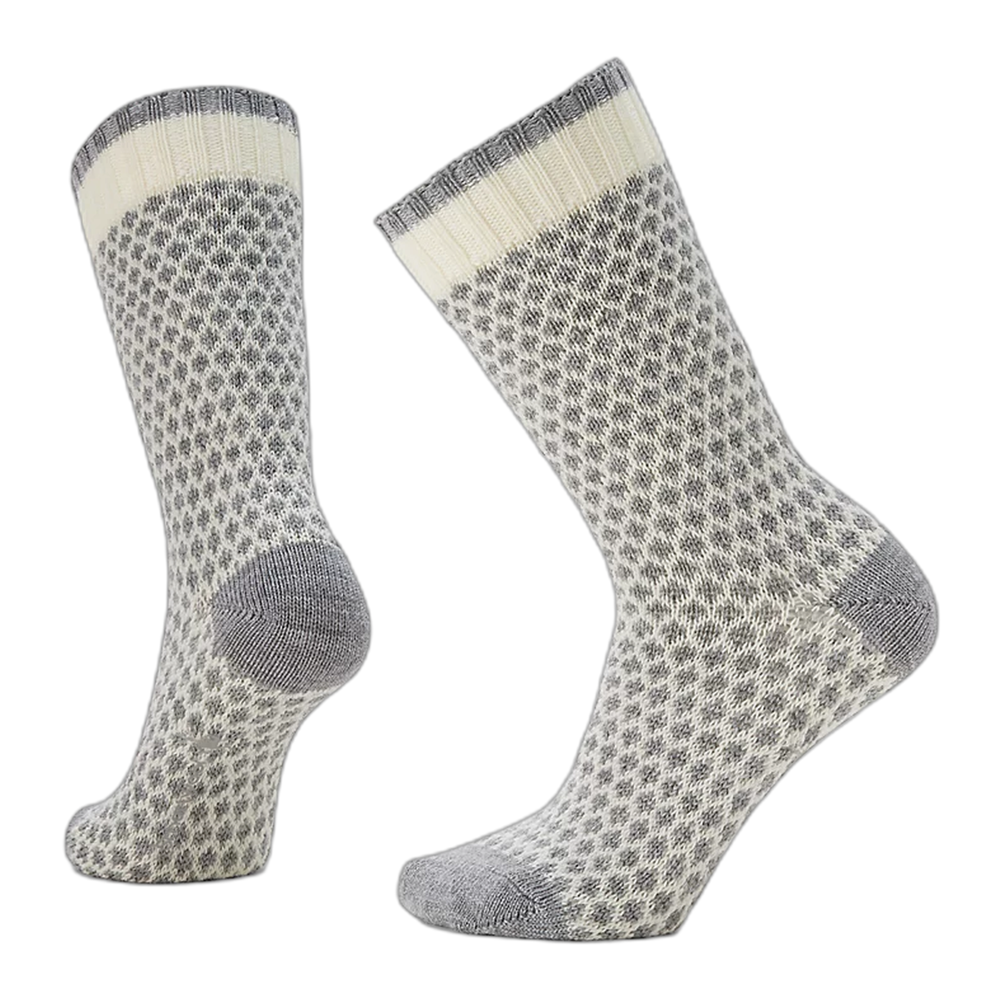 Smartwool - Everyday Popcorn Polka Dot Full Cushion Crew Socks - Natural / S