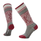 Everyday Cozy Popcorn Snowflake Pattern Crew Socks
