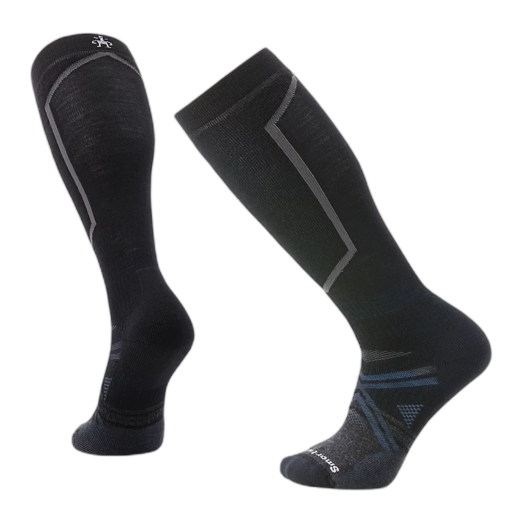 Smartwool - Men's Ski Full Cushion Over The Calf Socks - Black / L