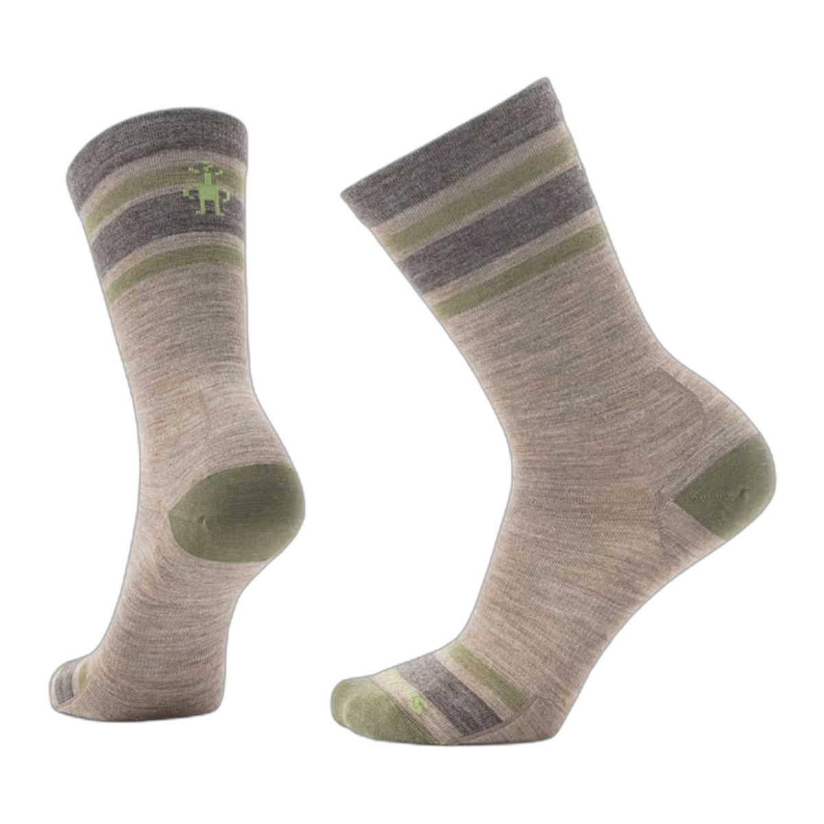 Everyday Top Split Stripe Crew Socks