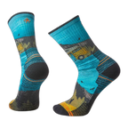 Hike Light Cushion Great Excursion Print Crew Socks