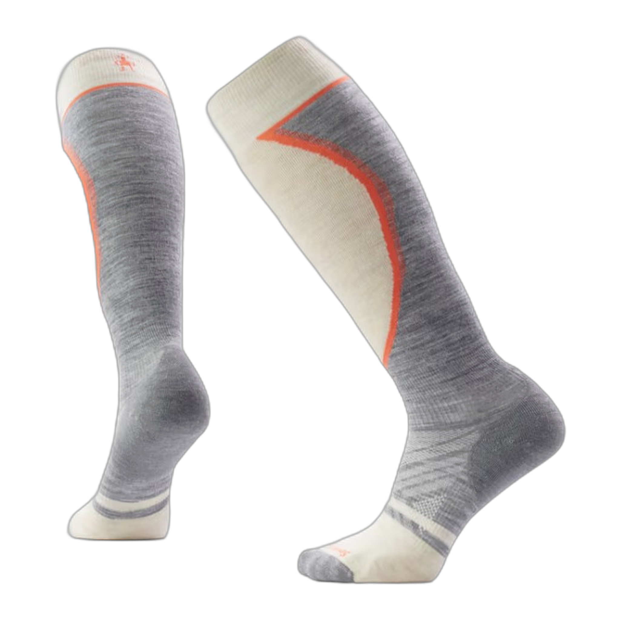Smartwool - Women's Ski Extra Stretch Over The Calf Socks - Light Gray / M