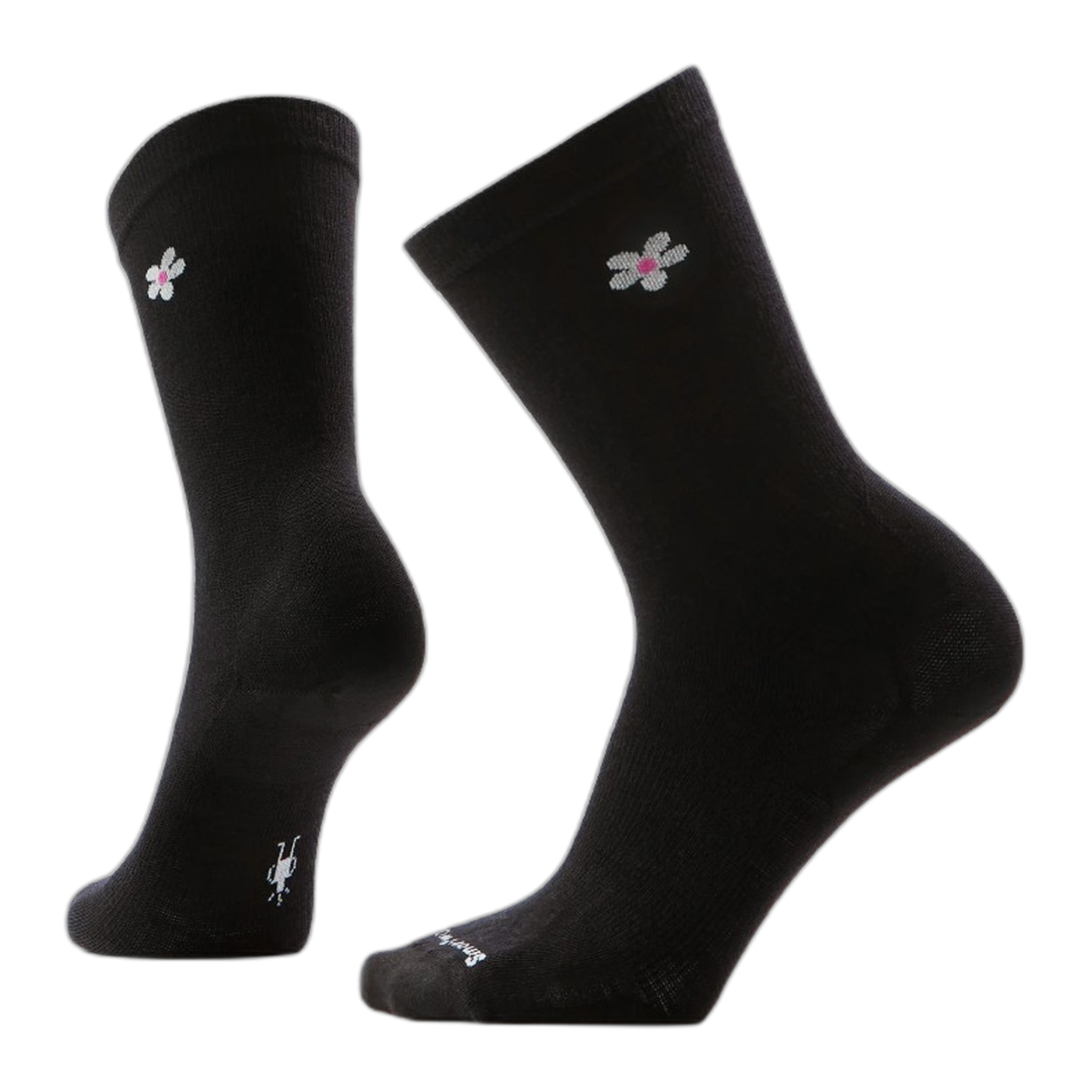 Smartwool - Women's Everyday Groovy Bloom Crew Socks - Black / S