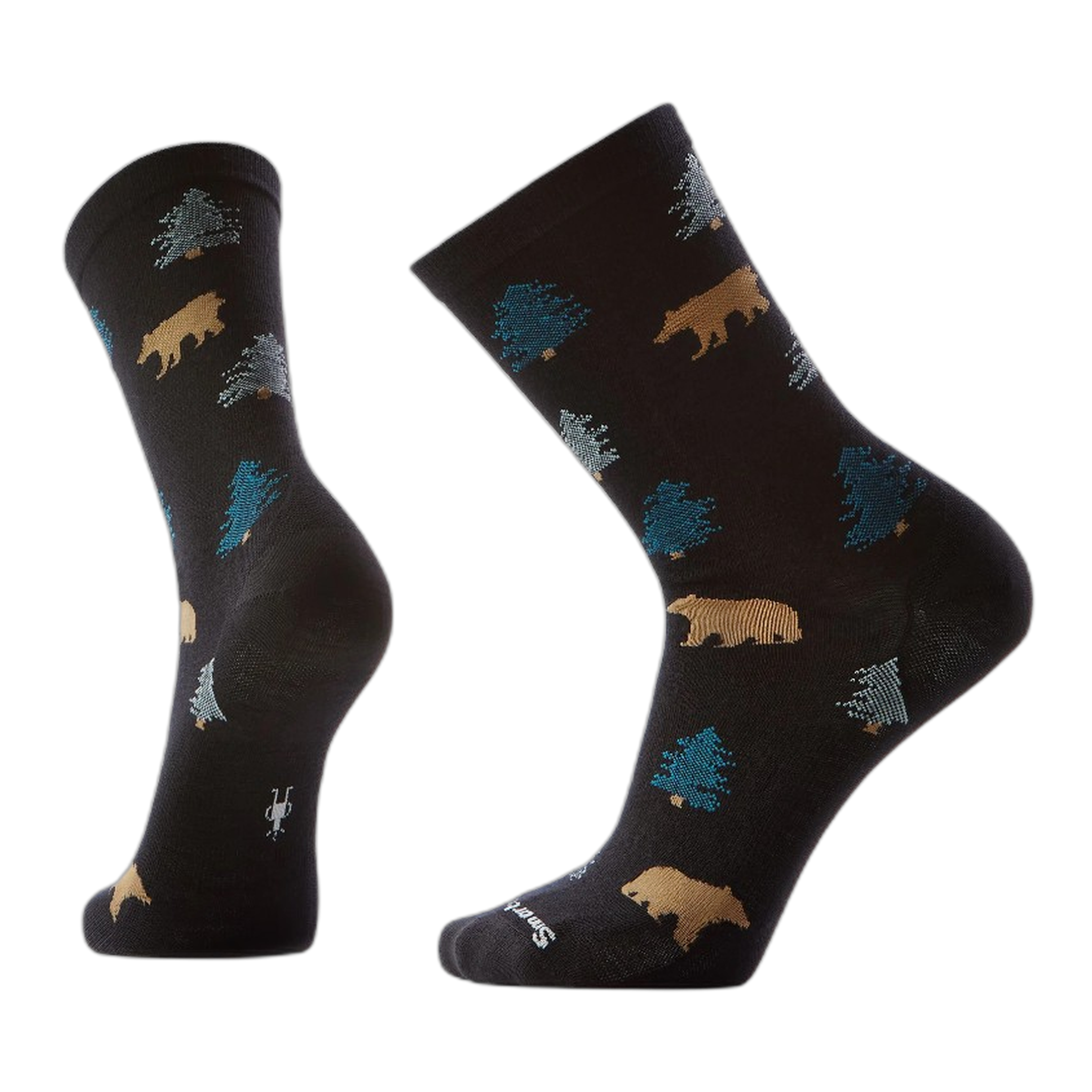 Smartwool - Everyday Through the Trees Crew Socks - Black / M