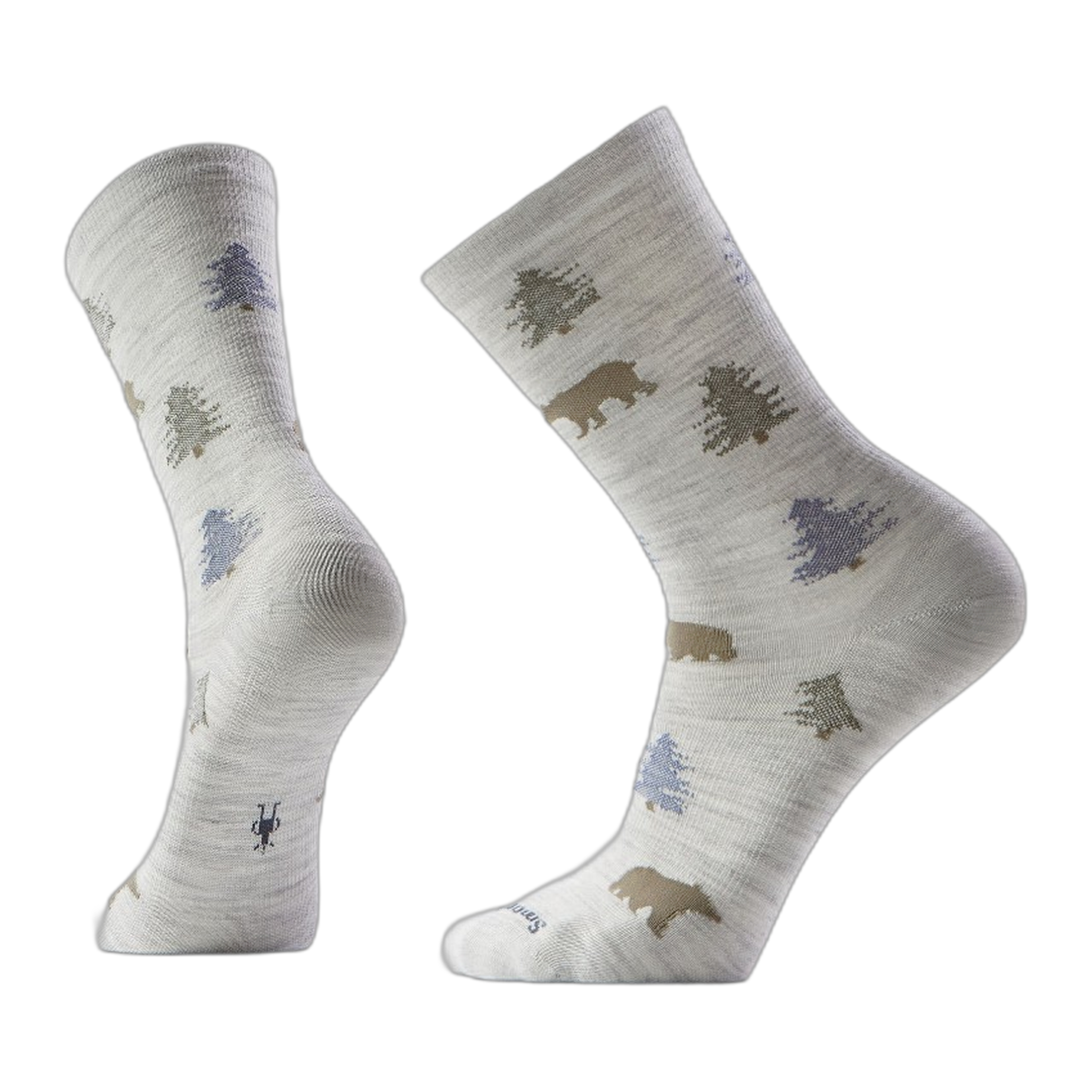 Smartwool - Everyday Through the Trees Crew Socks - Ash / M