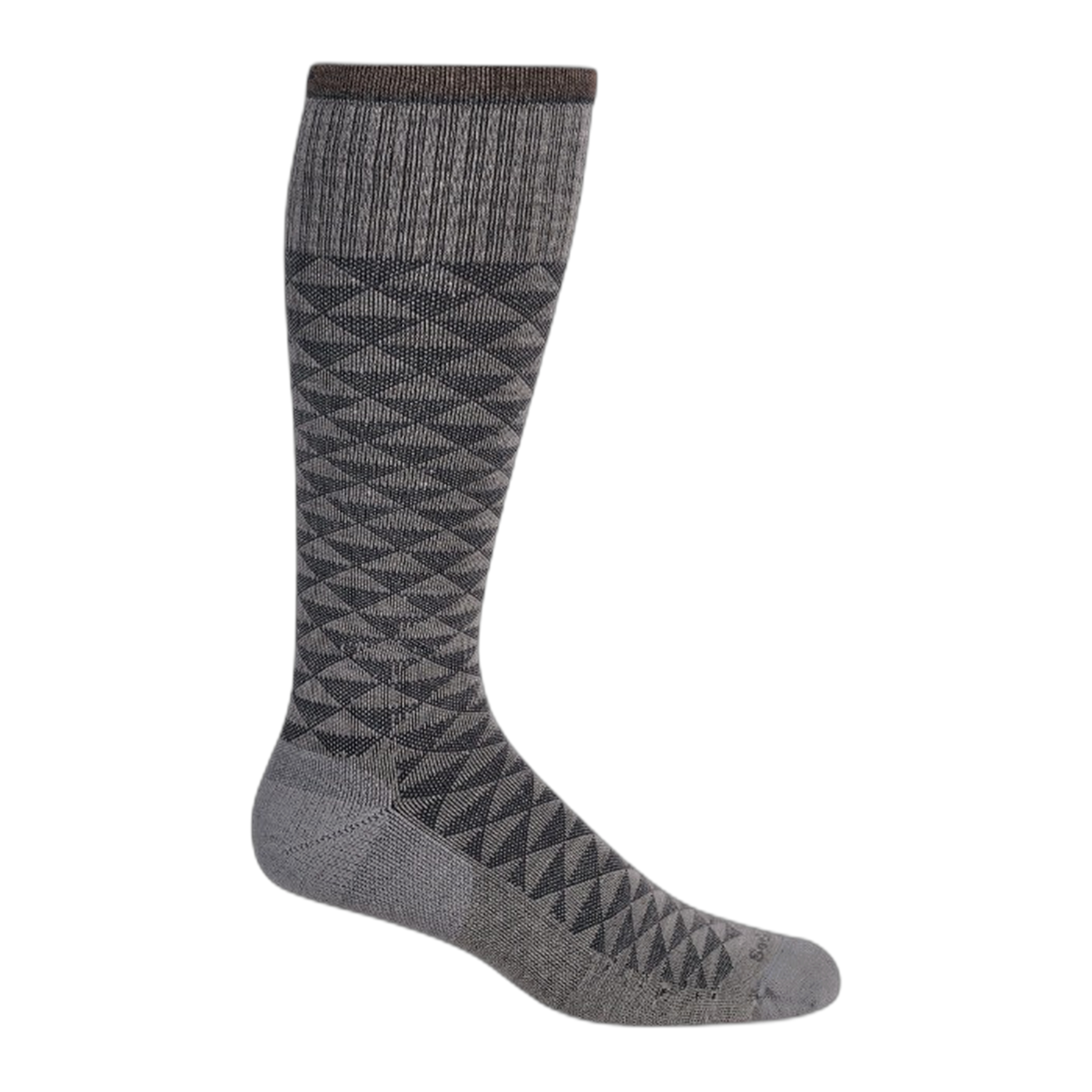 SockWell - Men's Dapper Firm Graduated Compression Socks - Putty / L/XL