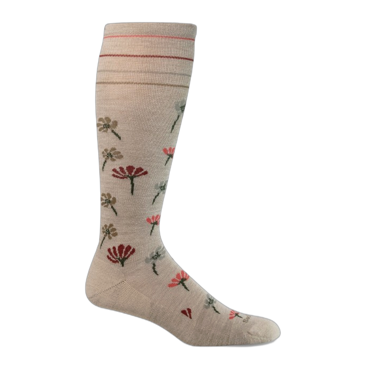 Women's Field Flower | Moderate Graduated Compression Socks