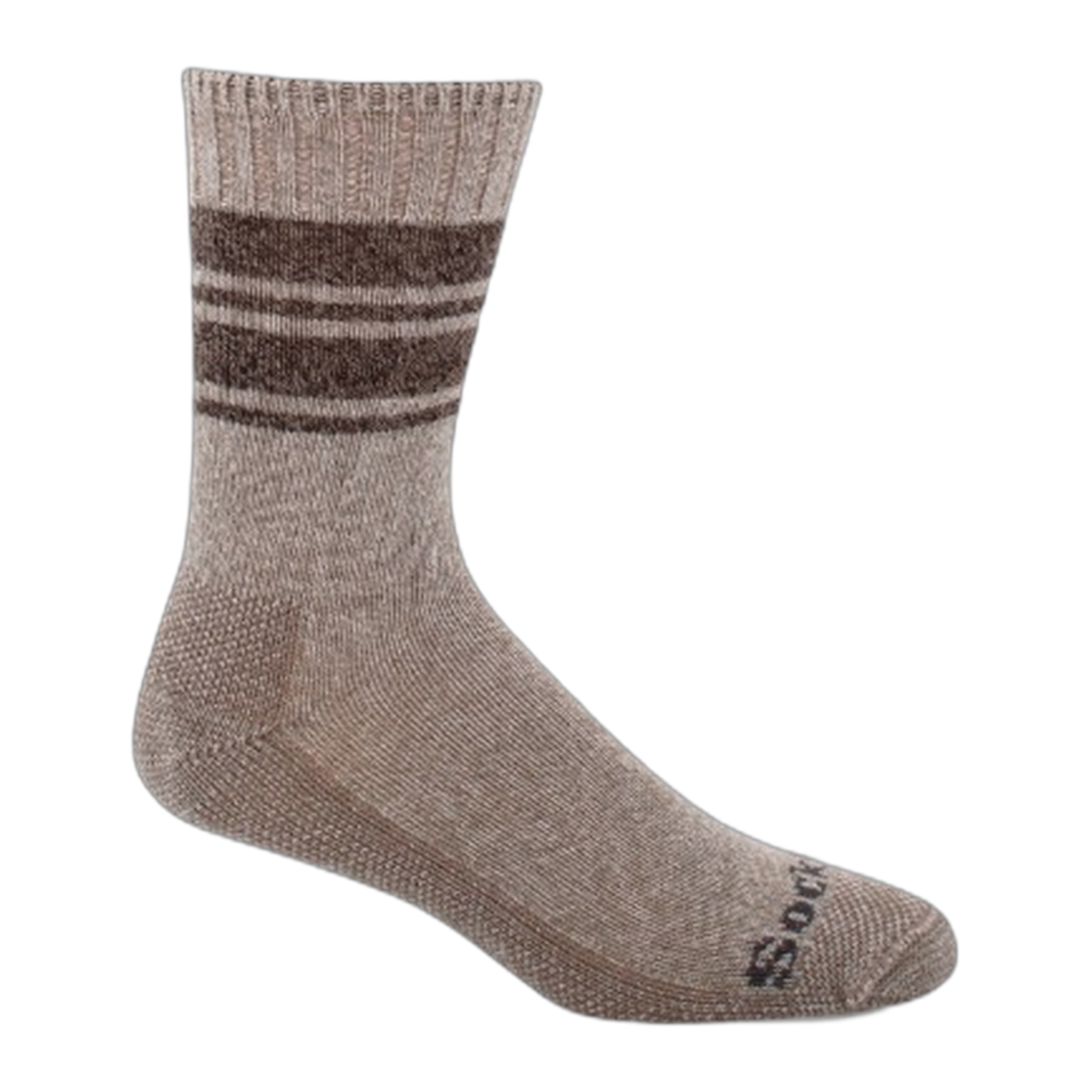 SockWell - Men's At Ease | Relaxed Fit Socks - Khaki / M/L