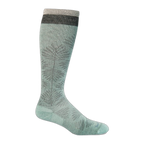 Women's Full Floral | Moderate Graduated Compression Socks | Wide Calf Fit