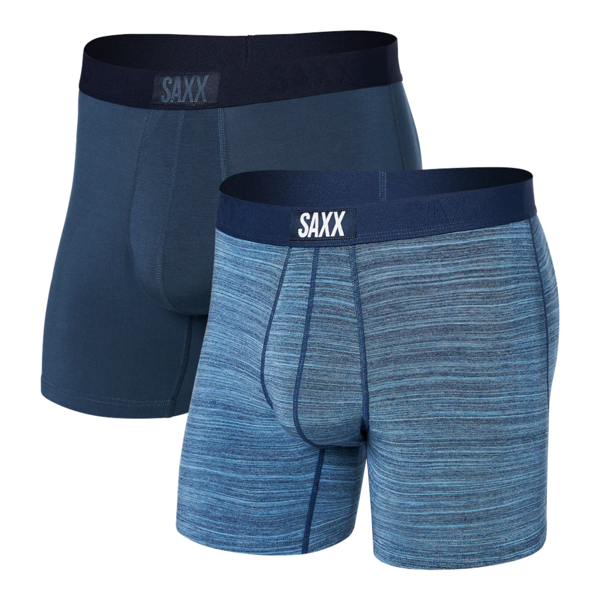 Saxx - Vibe 2-Pack - Spacedye Heather-Navy / L