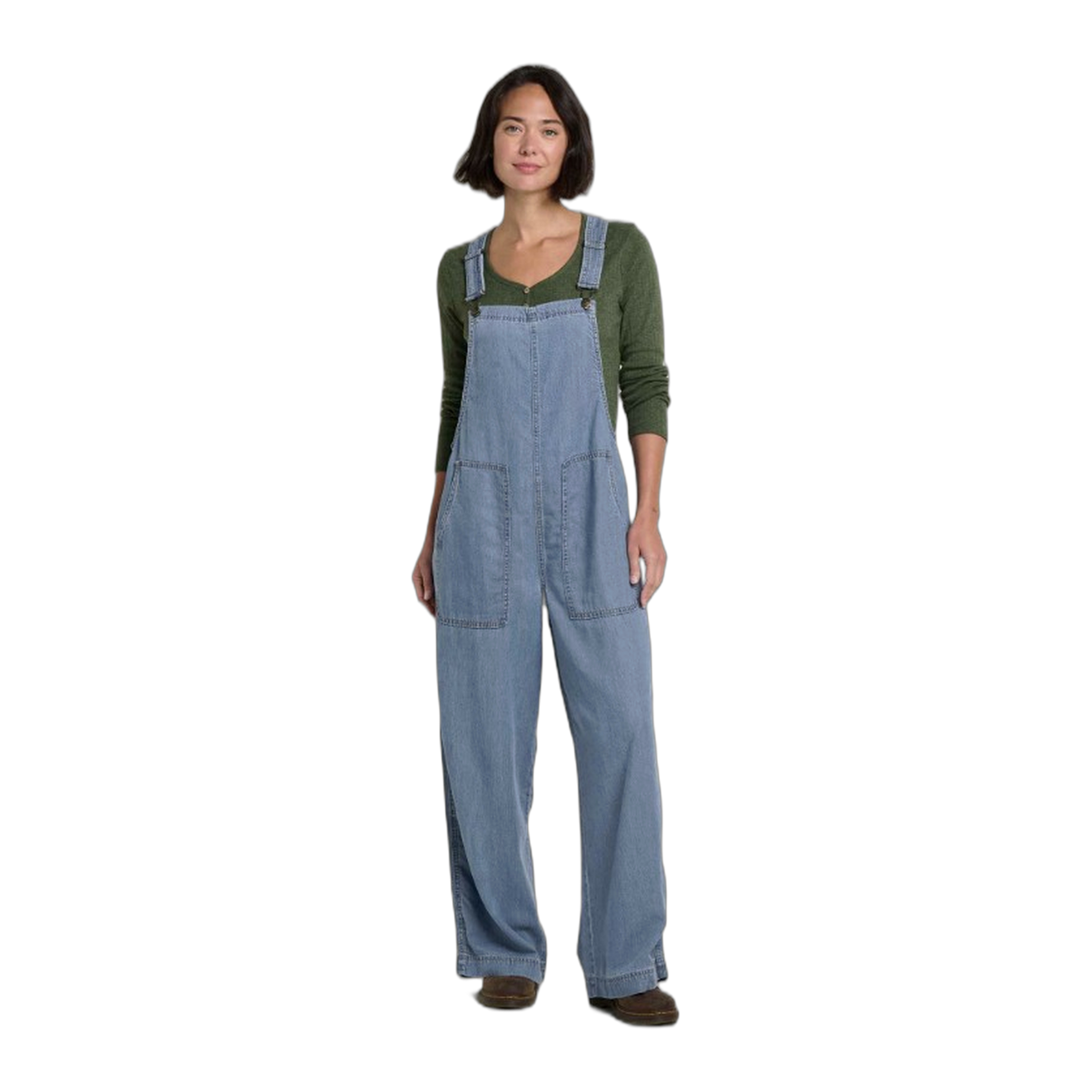 Women's Piñon Soft Denim Wide Leg Overall