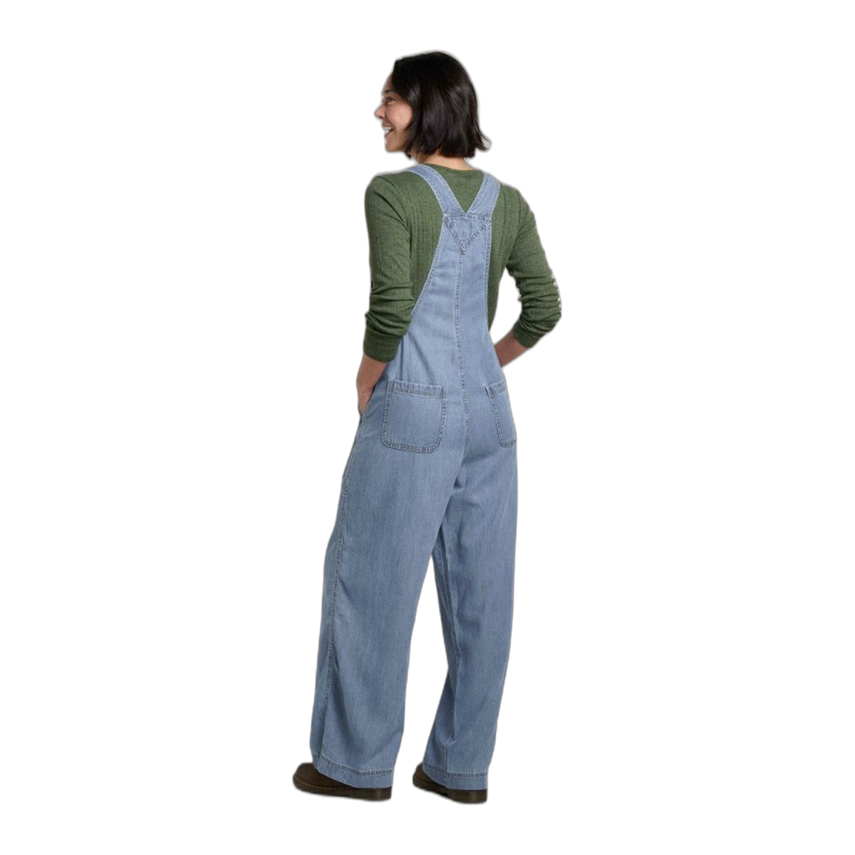 Women's Piñon Soft Denim Wide Leg Overall