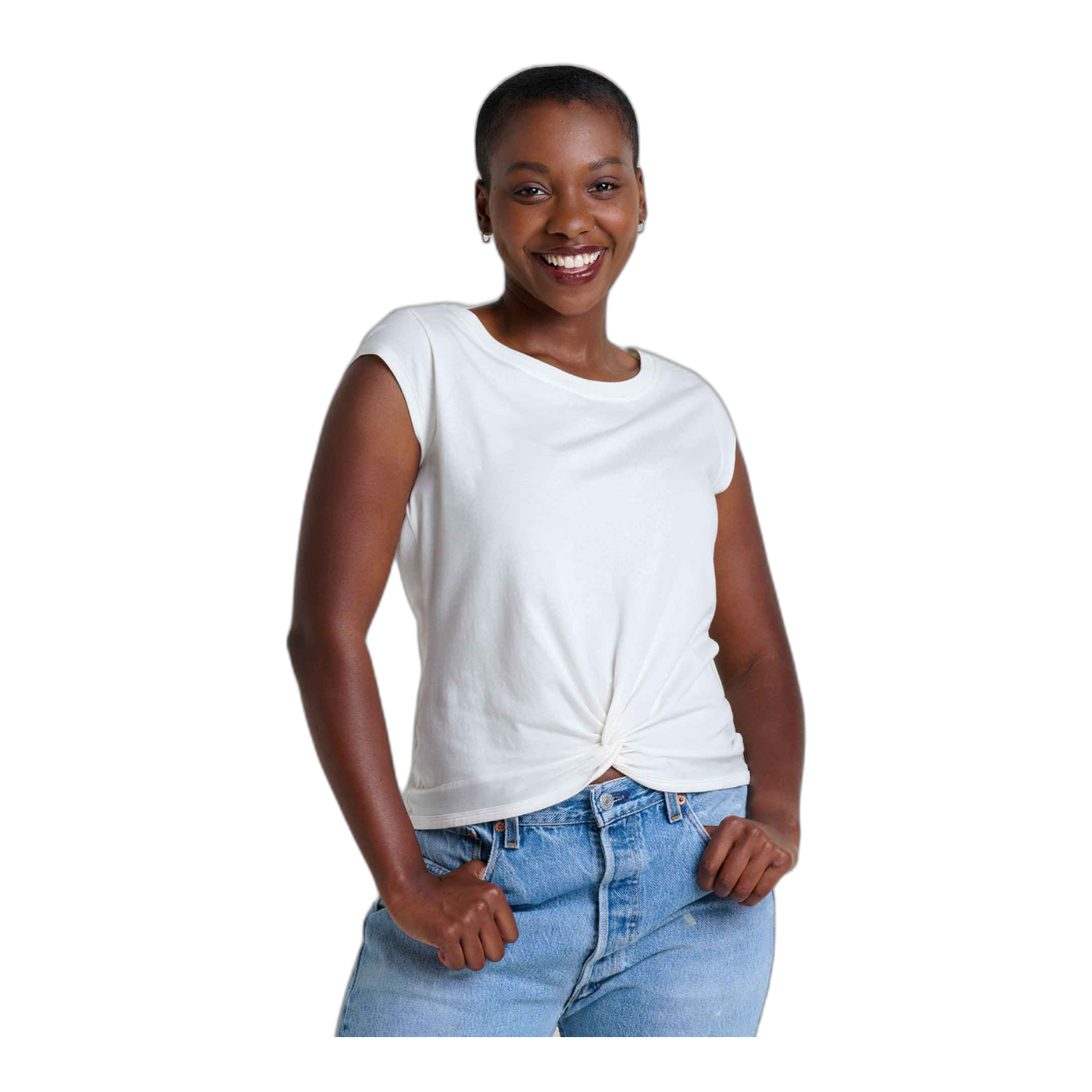 Toad&Co - Anza Short Sleeve Shirt - Egret / L