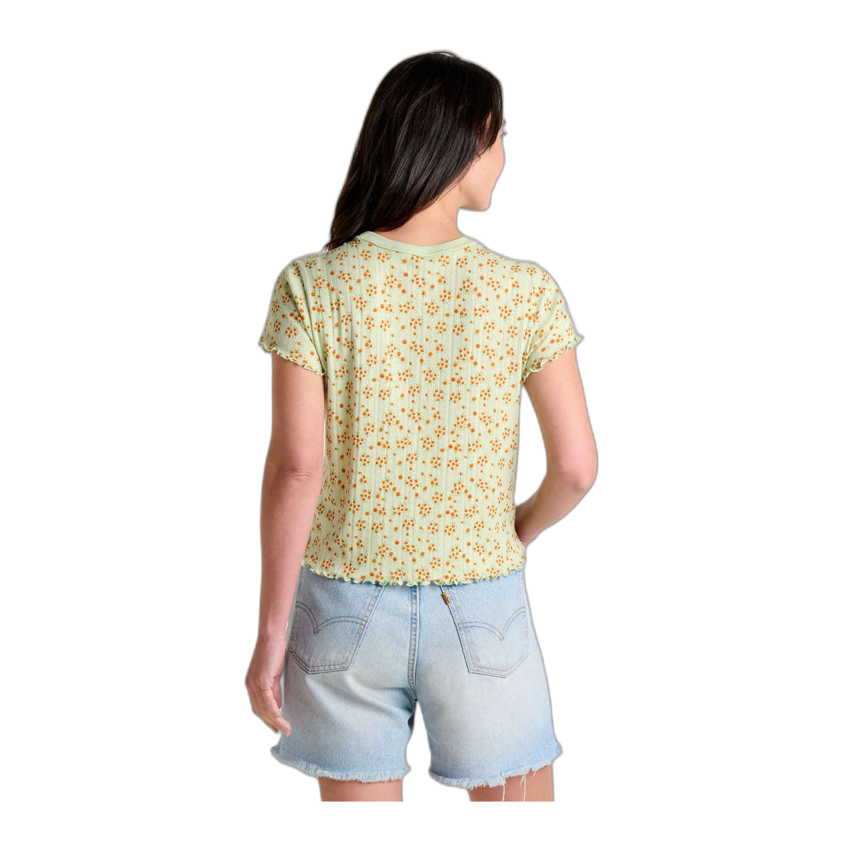 Foothill Pointelle Baby Tee