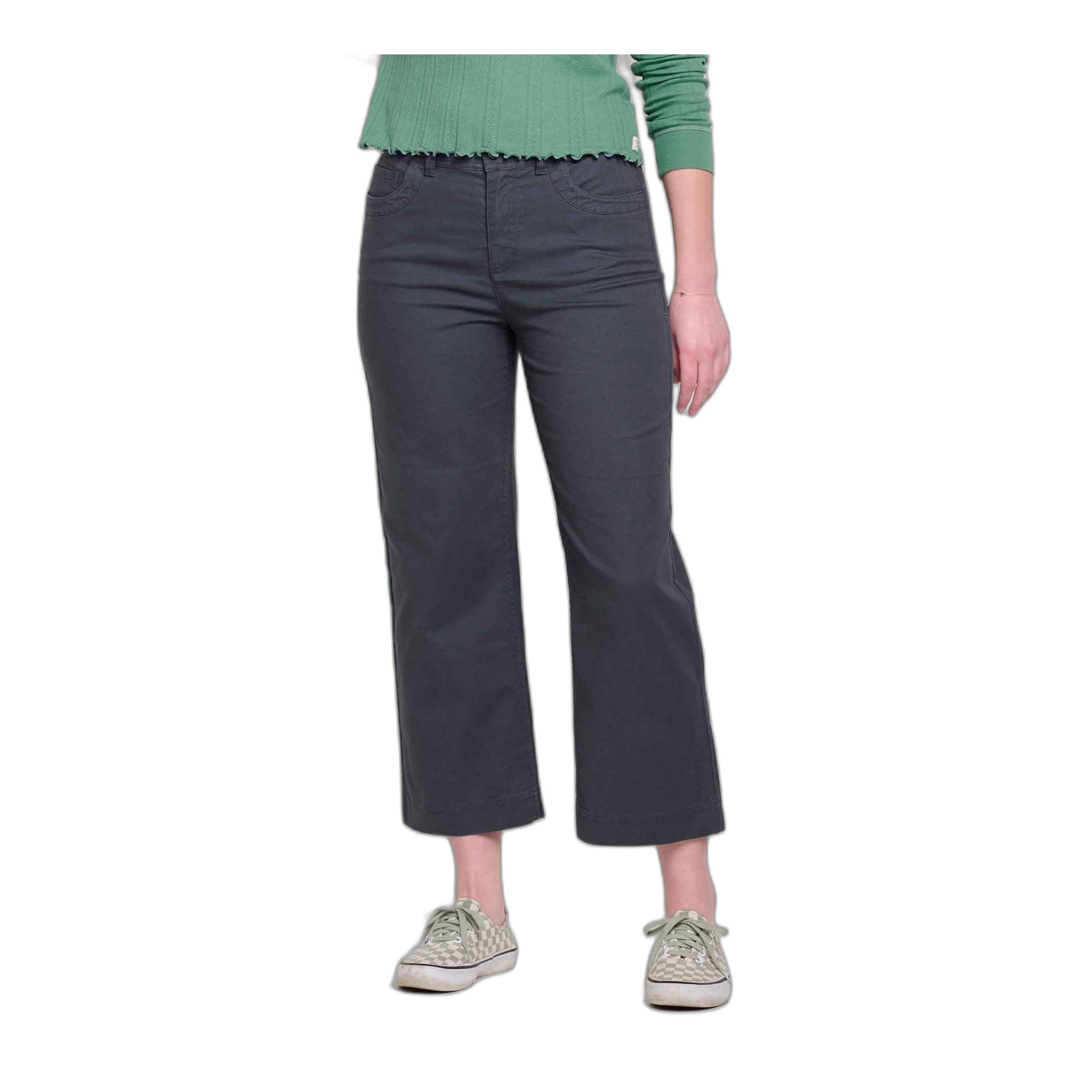 Toad&Co - Earthworks Wide Leg Pant - Soot / One Size / 10