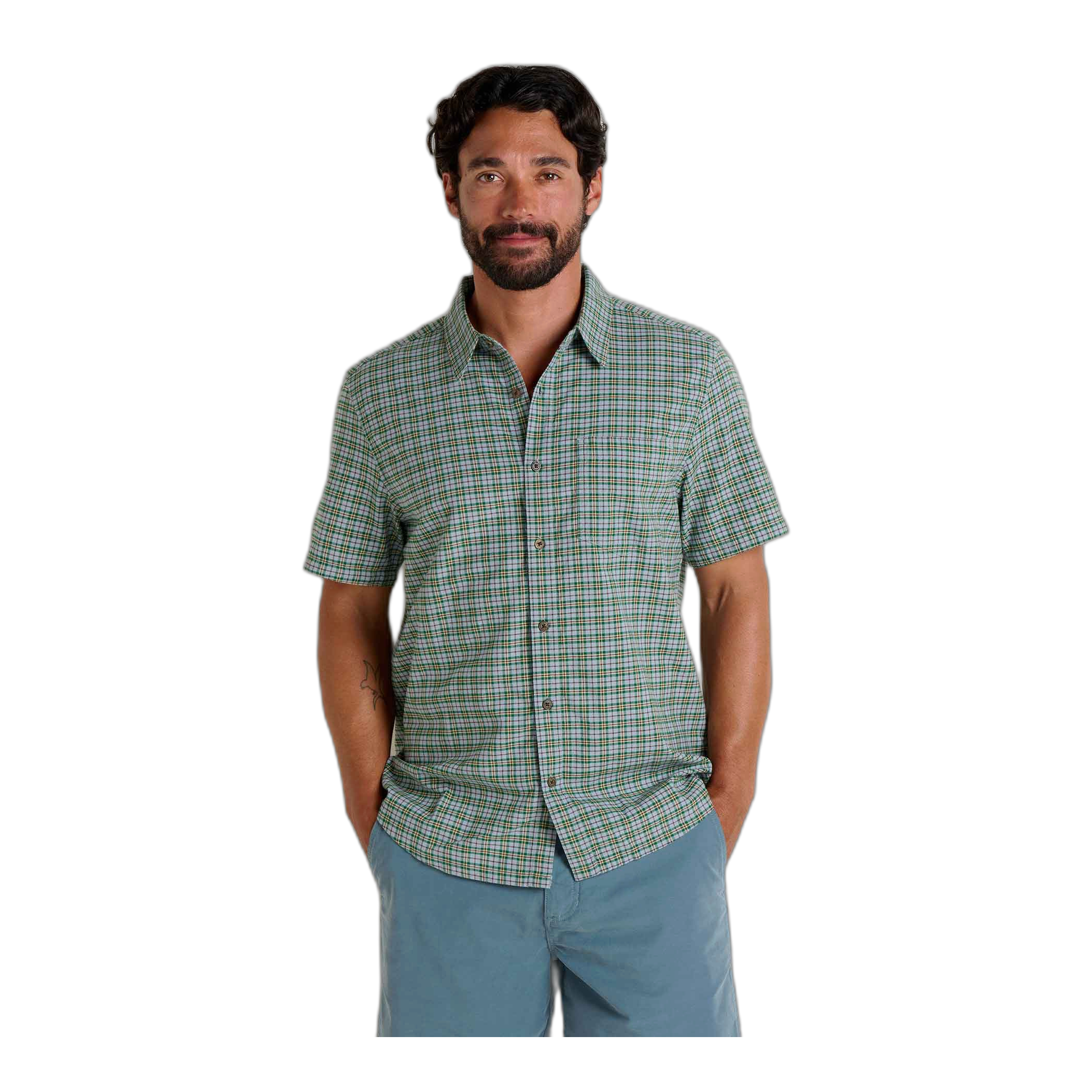 Toad&Co - Airscape Shirt - Palm Pattern / M