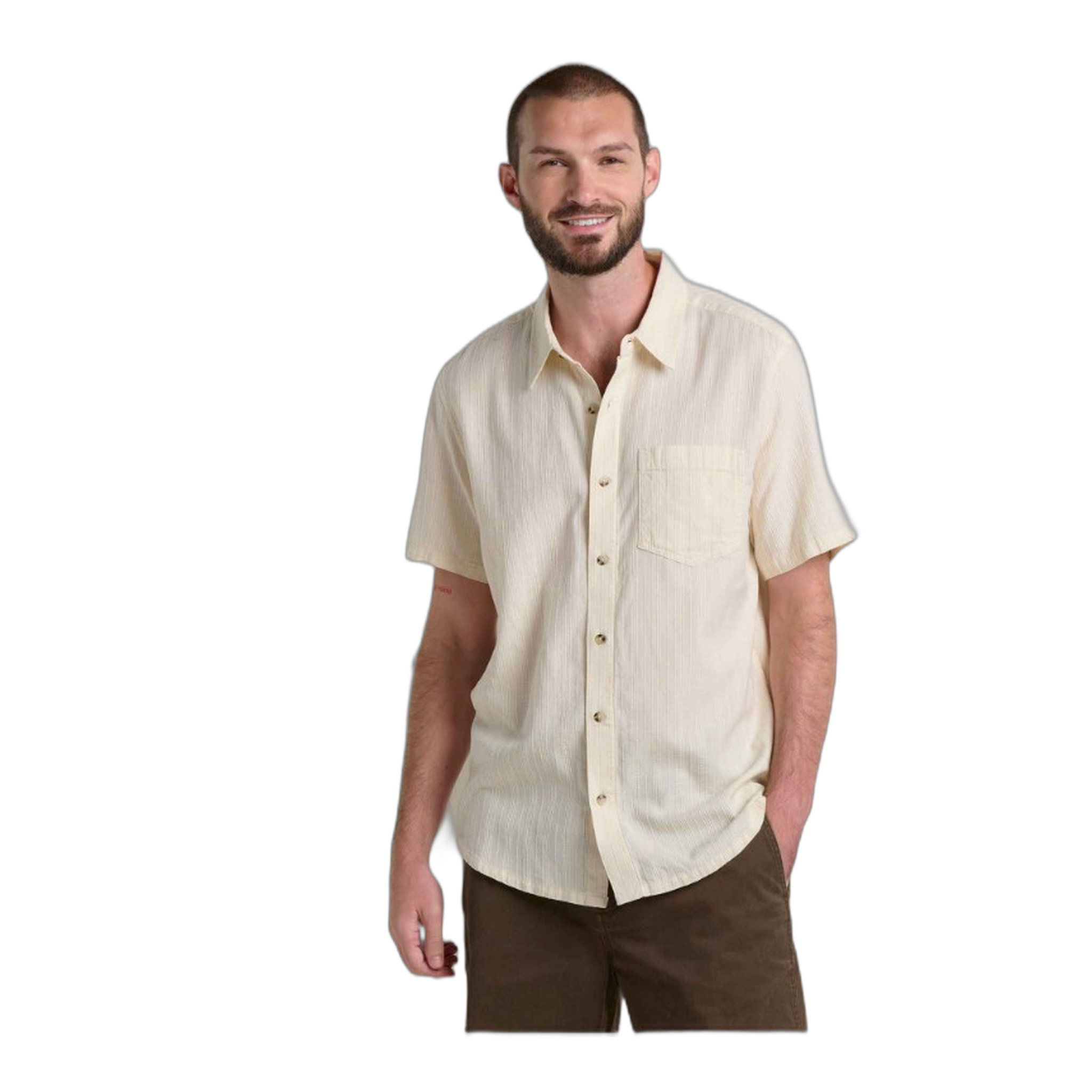 Toad&Co - Airscape Shirt - Salt Dobby / M