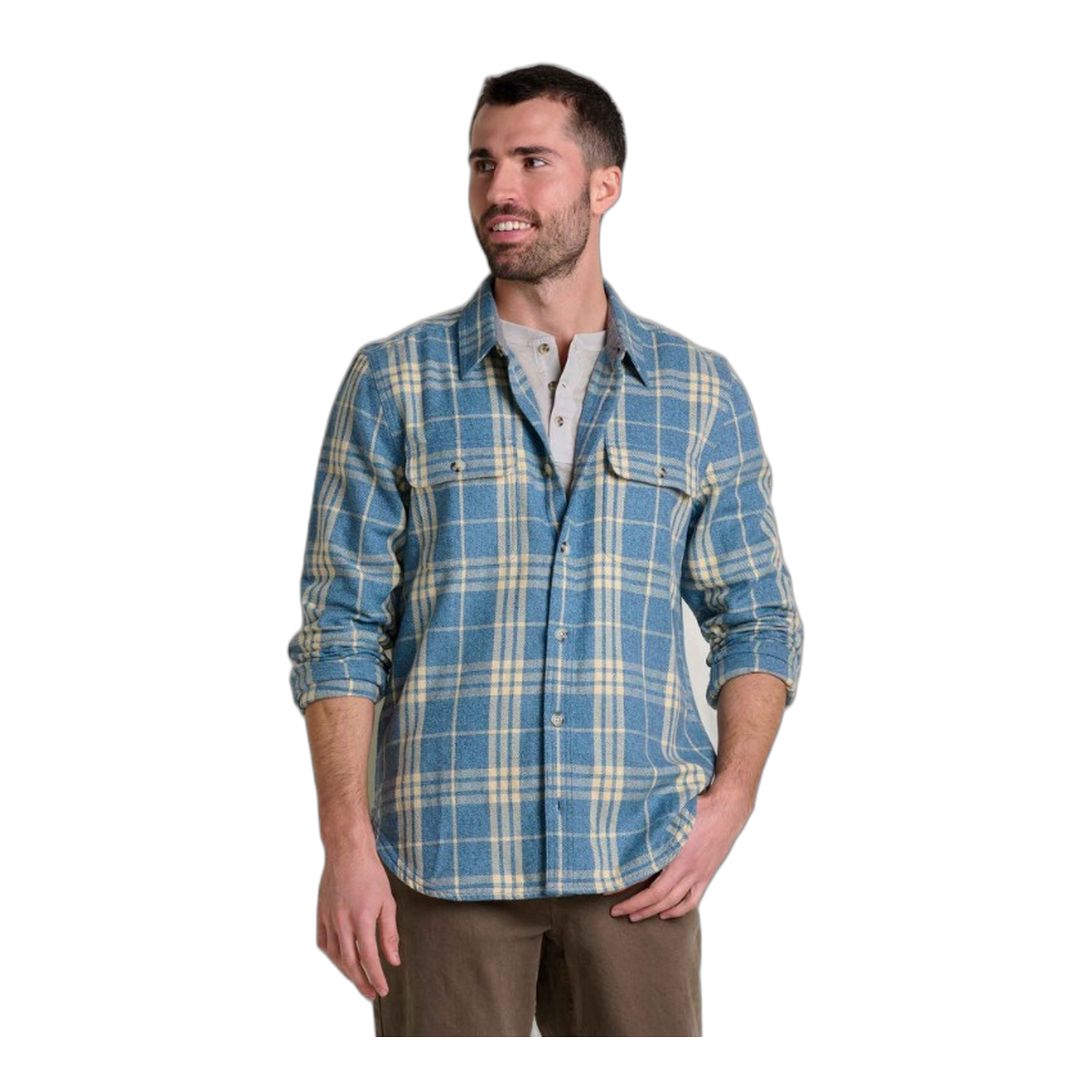 Toad&Co - Ranchero Long Sleeve Shirt - Kyanite / M