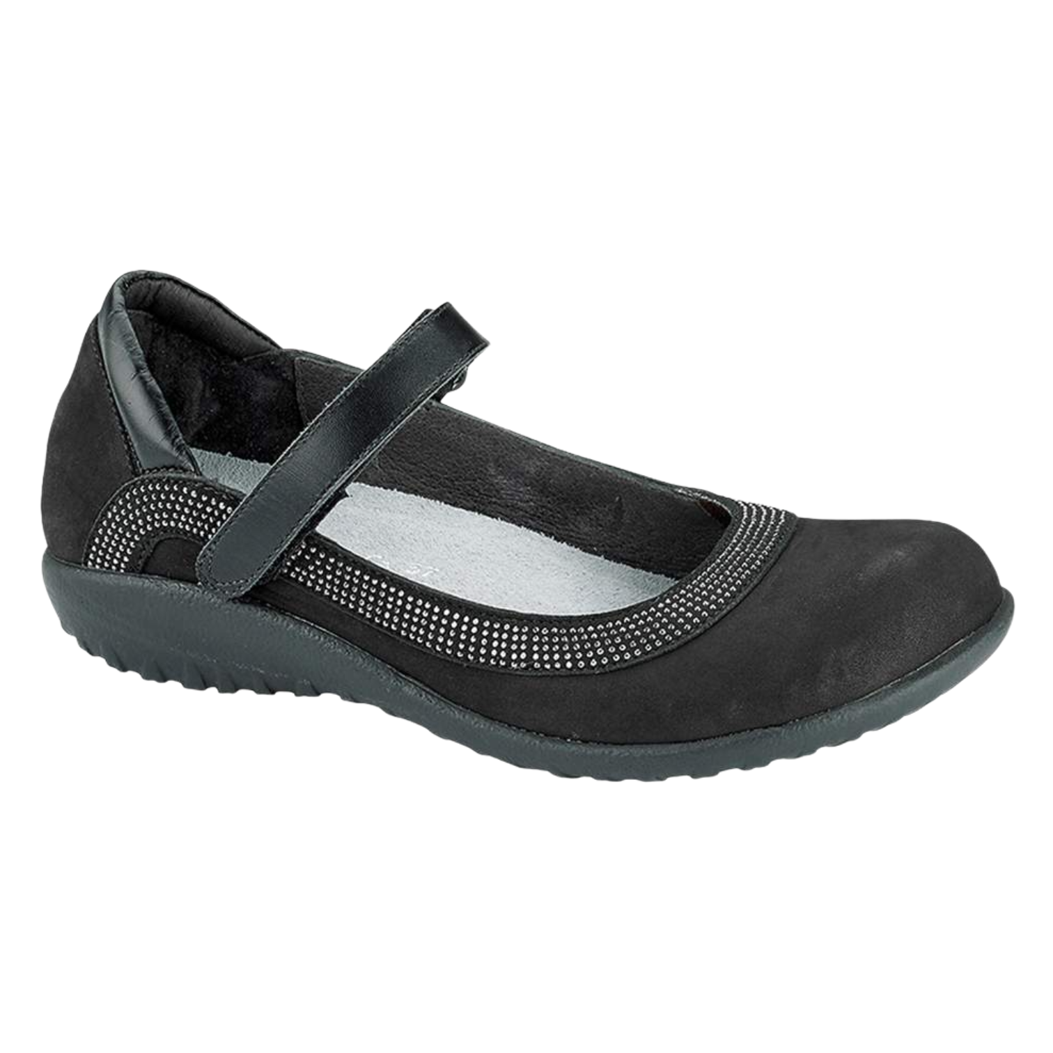 Naot - Tahi - Black Combo W/Gunmetal Rivets / M / 36