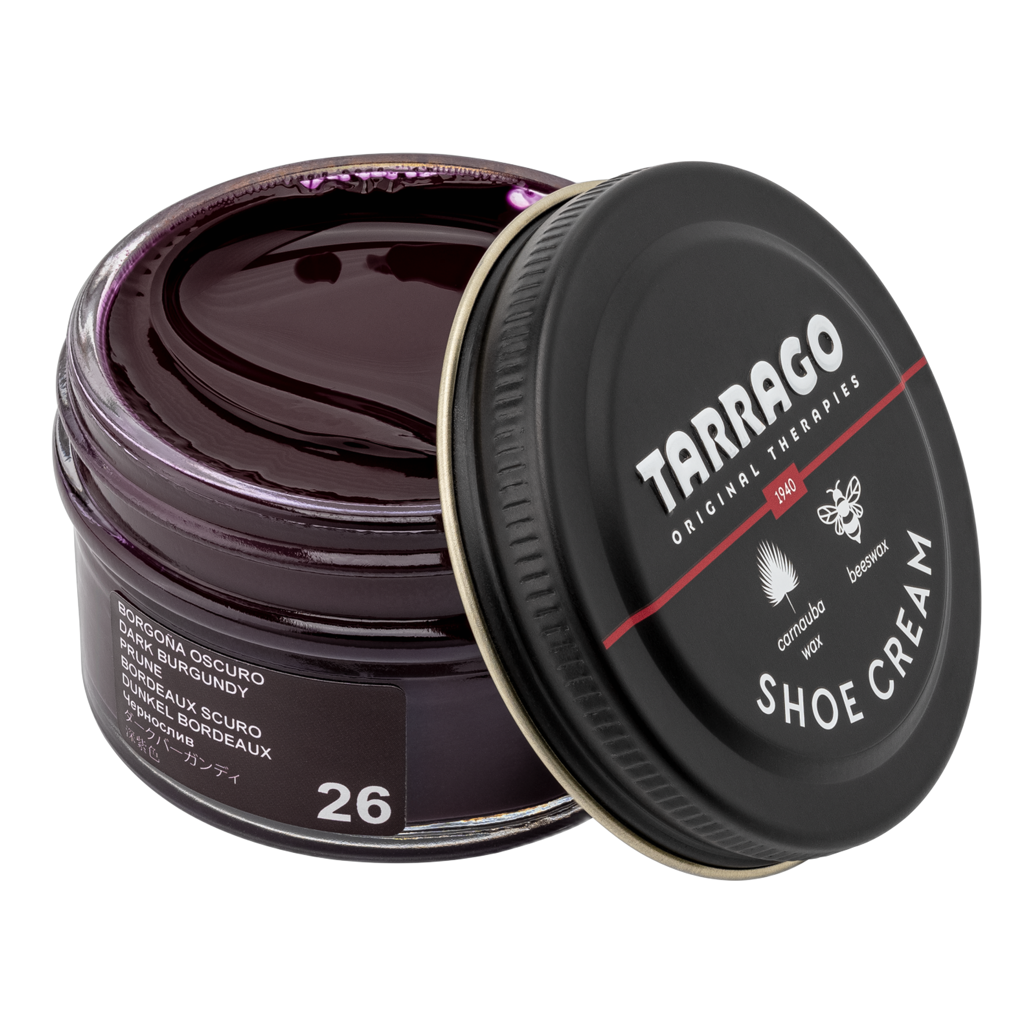 Tarrago - Shoe Cream - Dark Burgundy