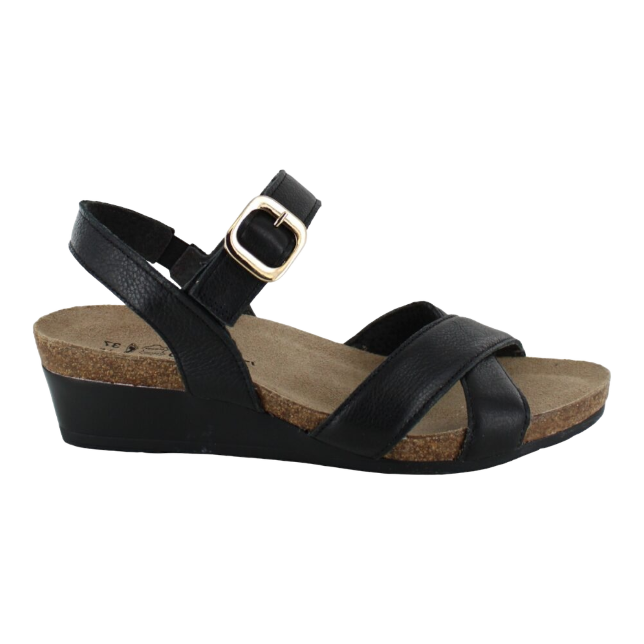 Naot - Throne - Black Soft Leather / M / 35