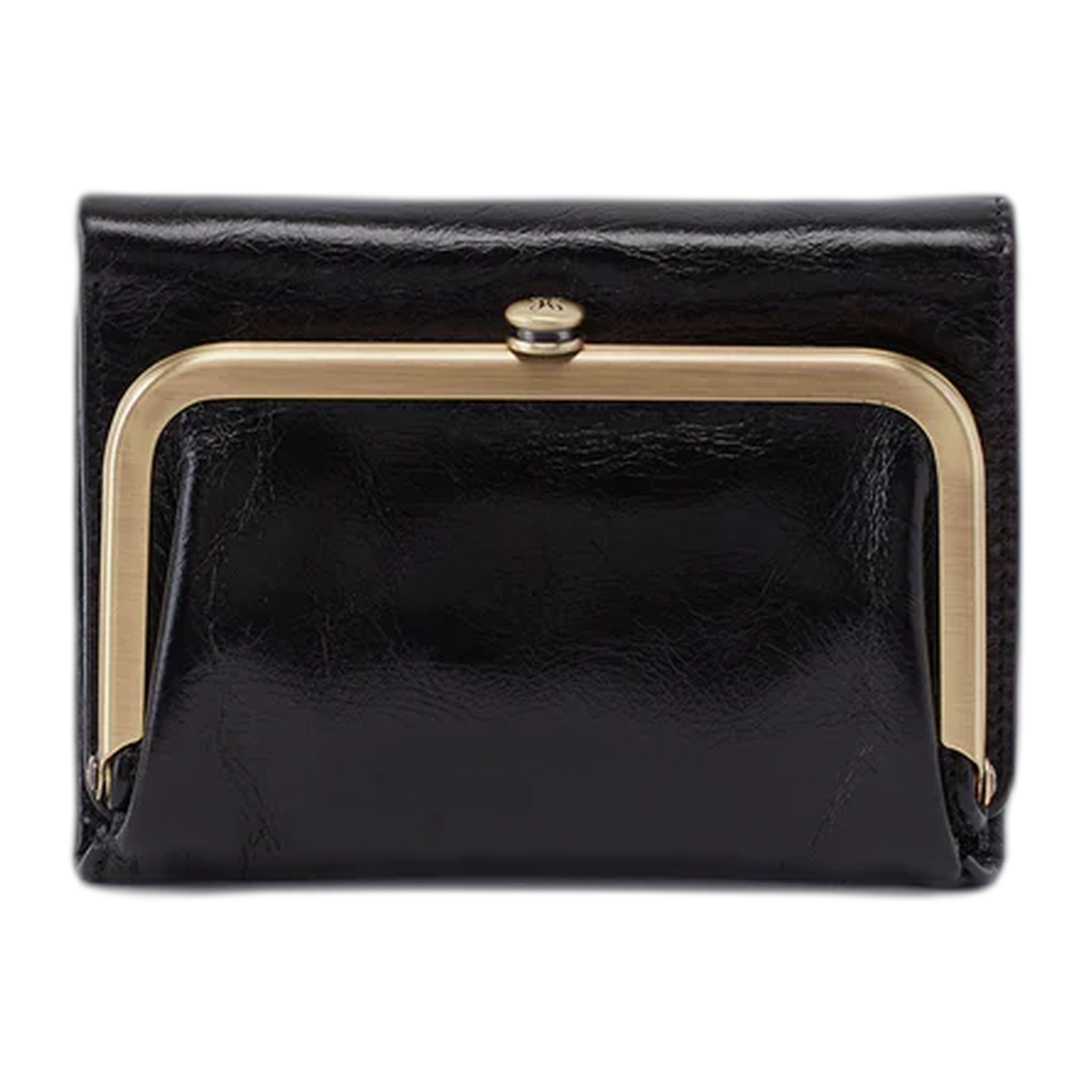 HOBO - Robin Compact Wallet - Black Polished