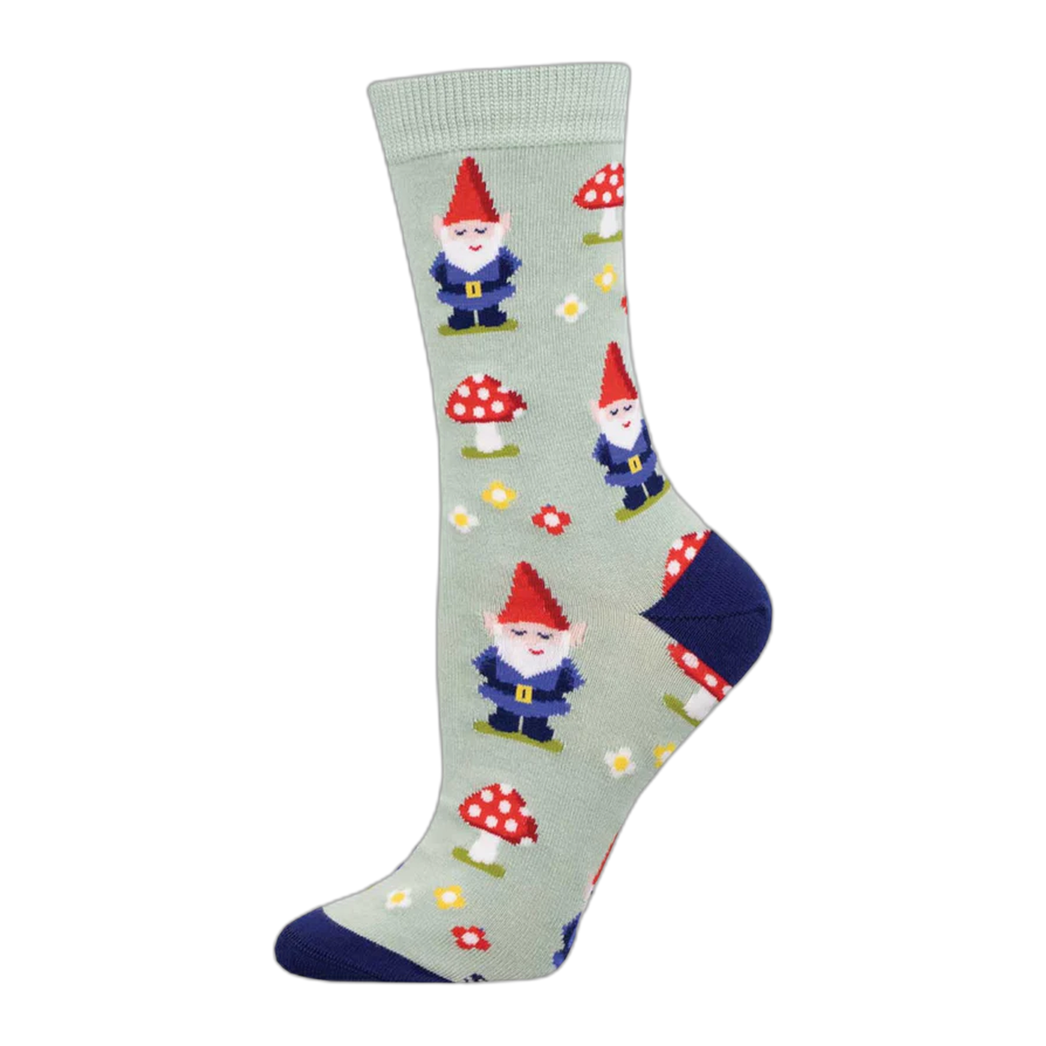 Socksmith - Gnome More Mushrooms - Blue / One Size