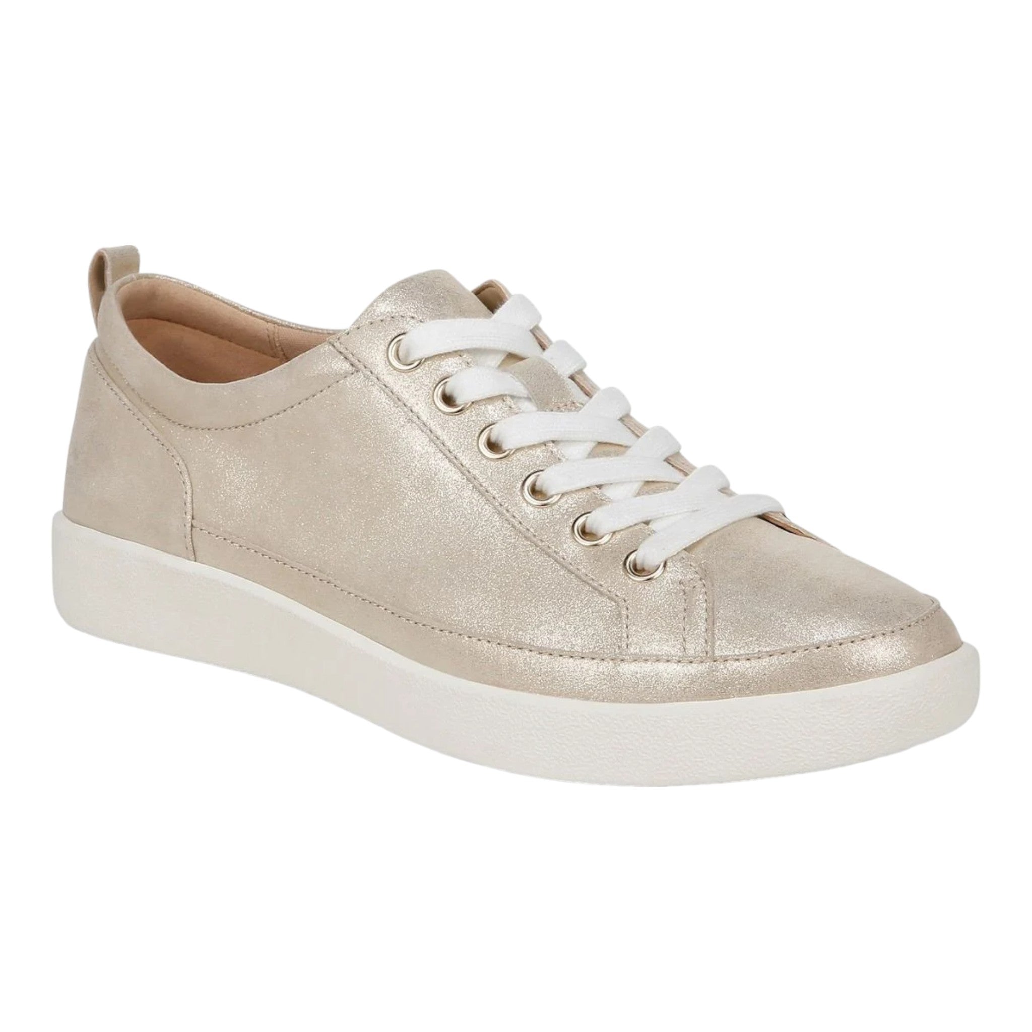 Vionic - Winny Sneaker - Gold Metallic Leather / M / 5