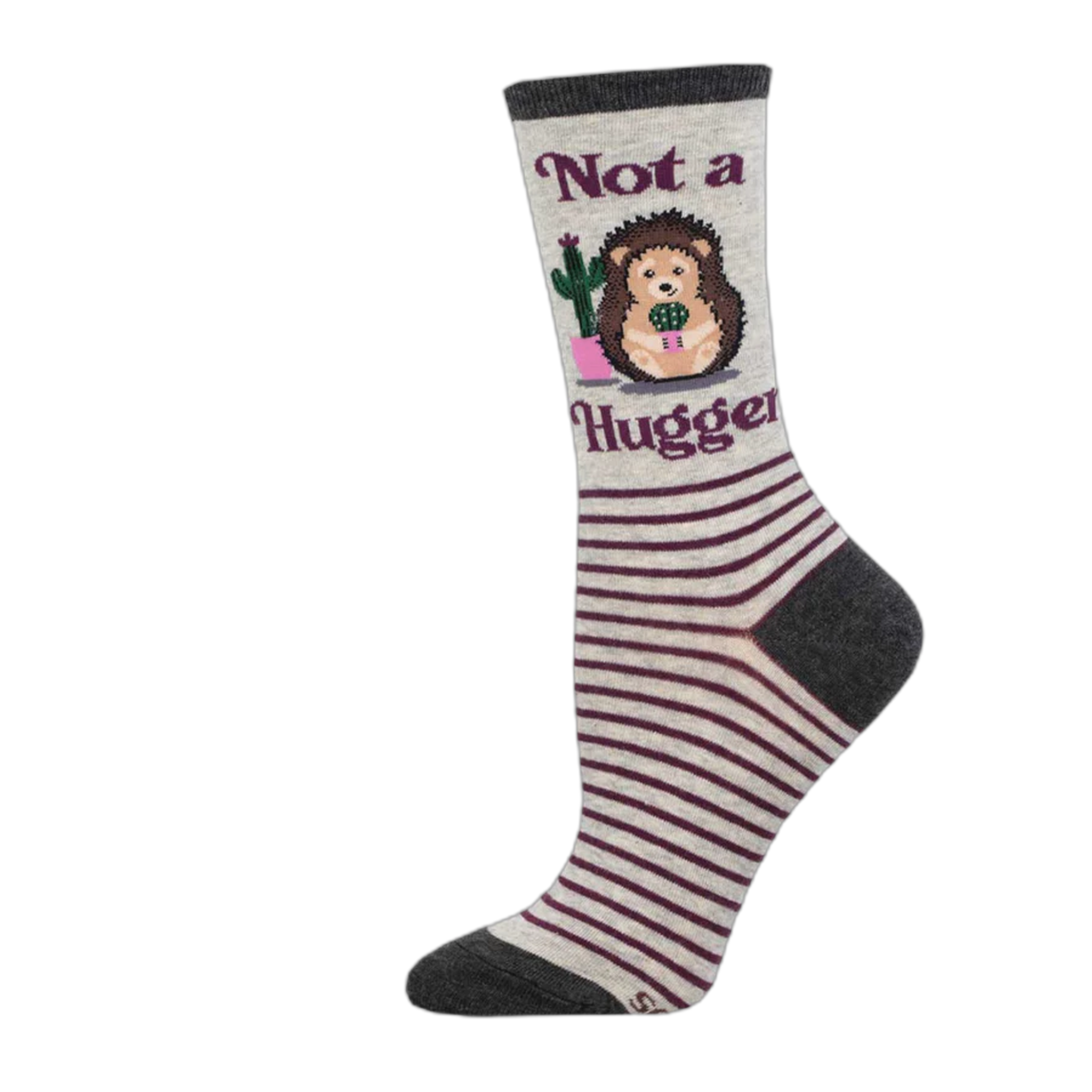 Socksmith - Not A Hugger - Gray Heather / One Size