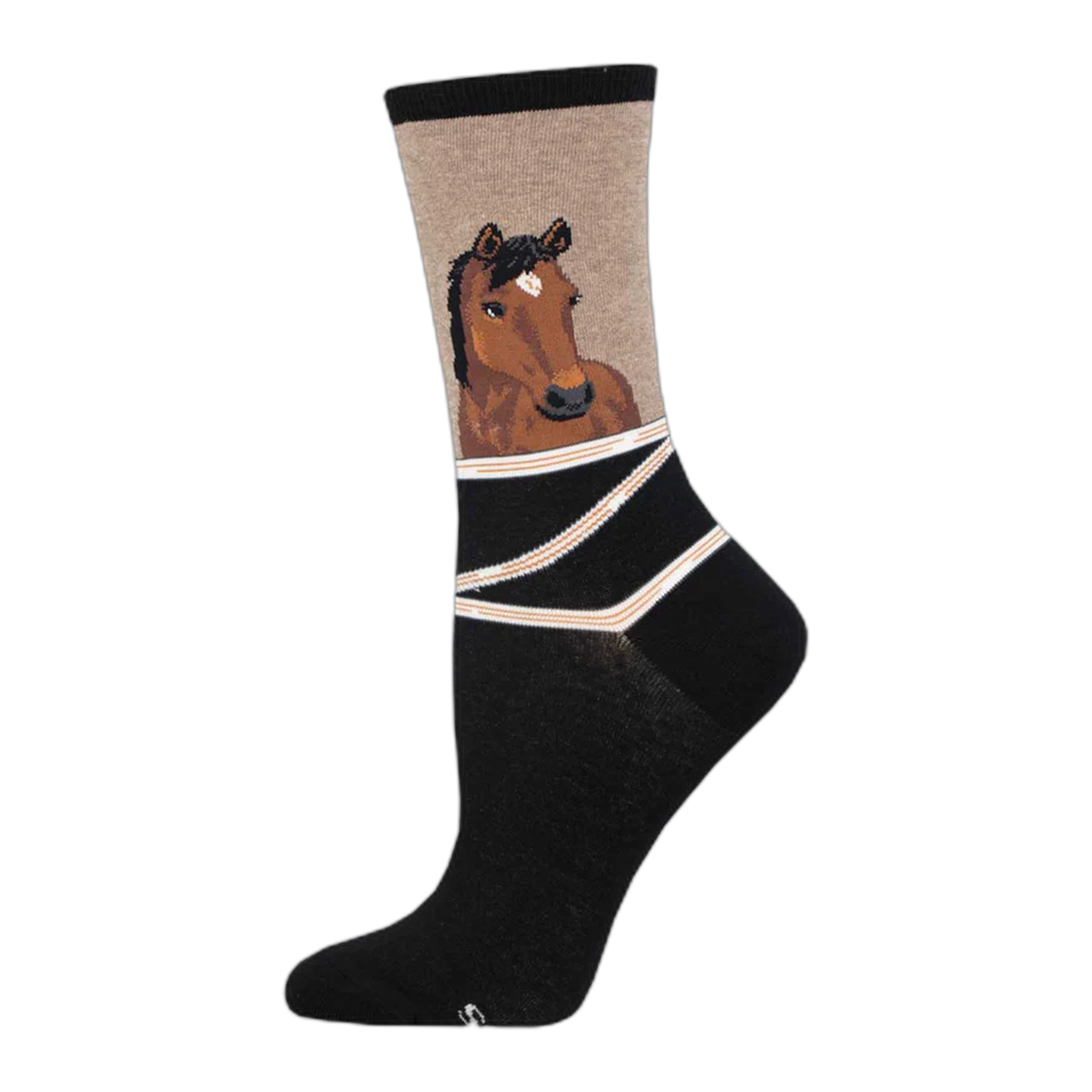 Socksmith - Hey Neigh-Bor - Hemp Heather / One Size