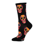 Dia De Lost Muertos Skull Socks