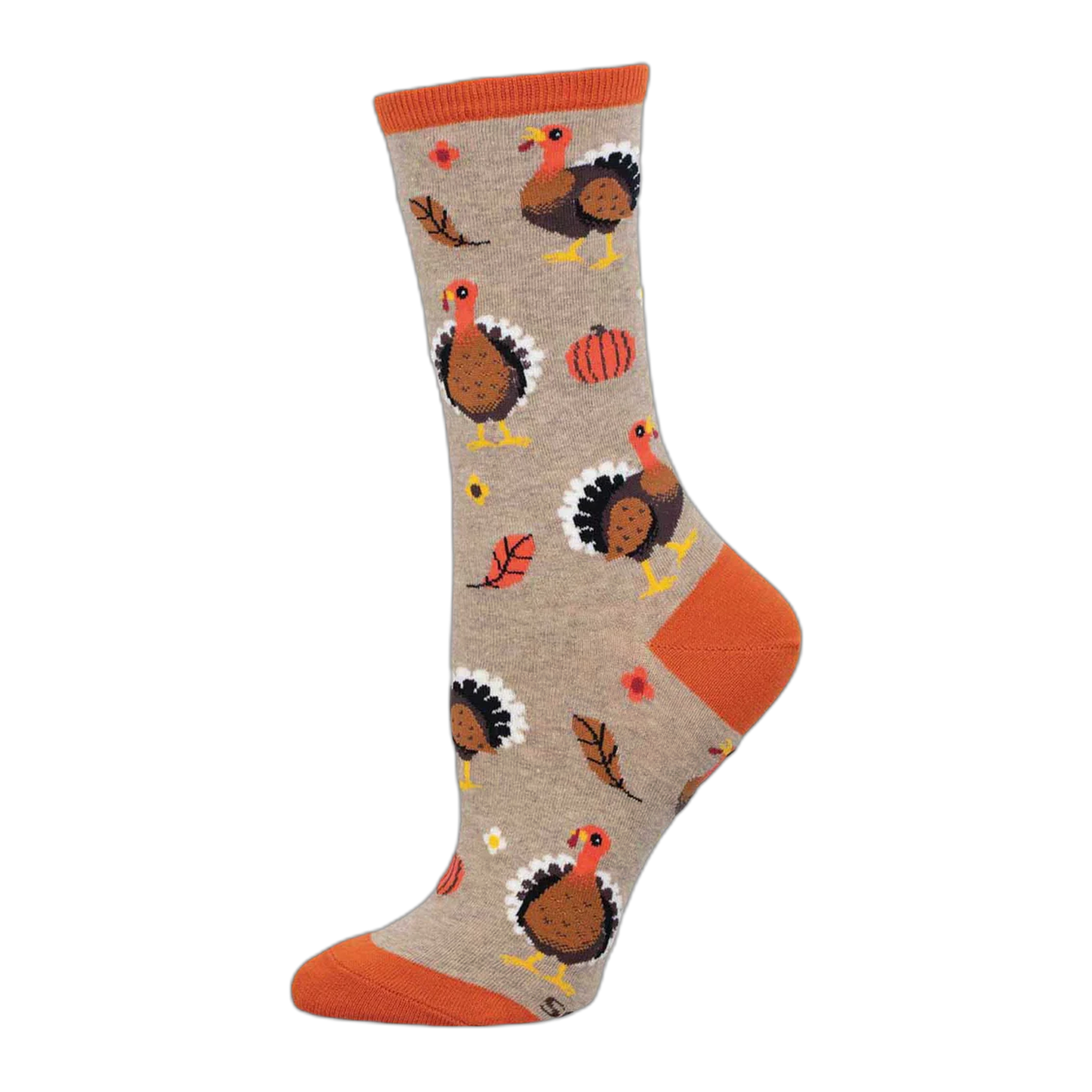 Socksmith - Women's Let's Talk Turkey - Hemp Heather / ONE SIZE