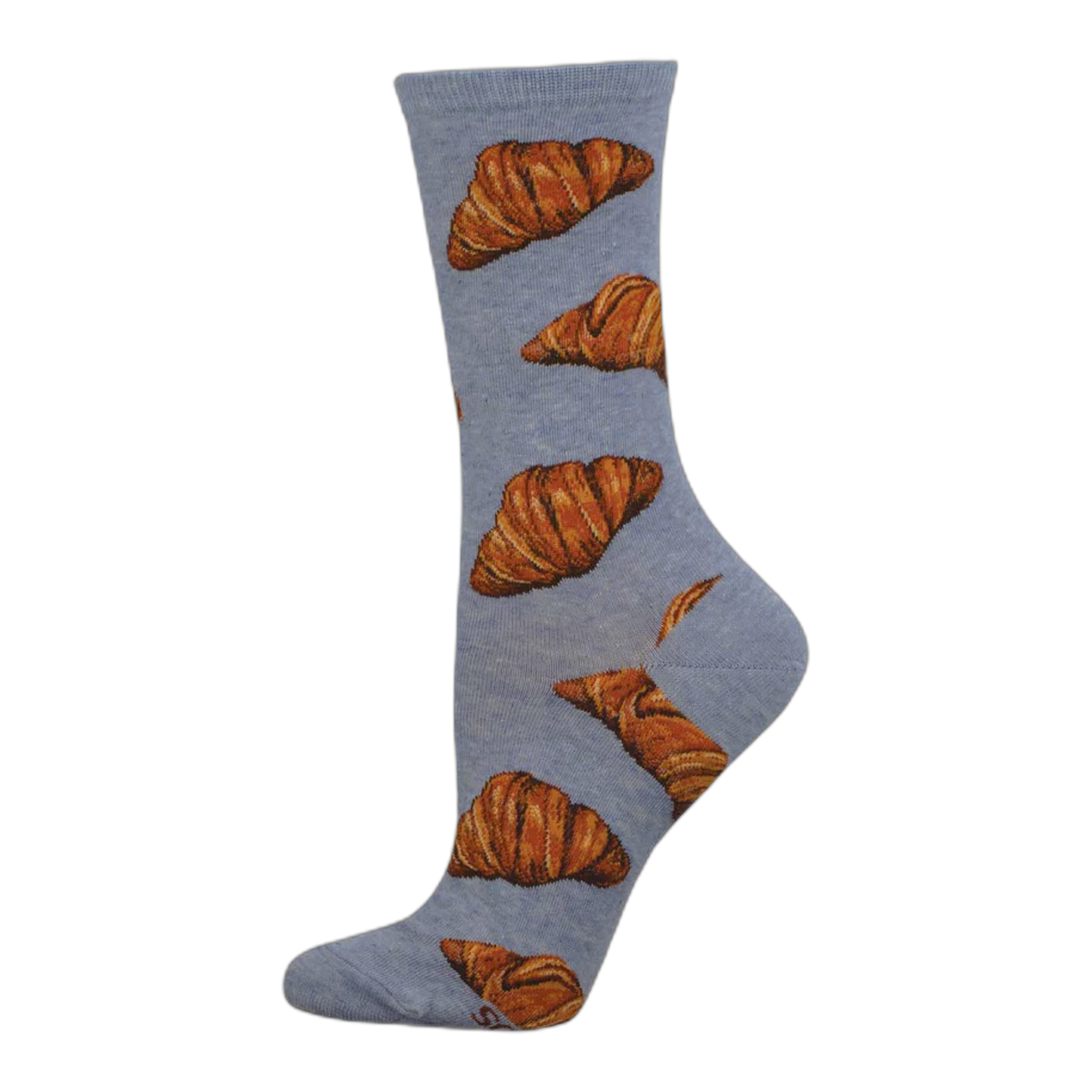 Socksmith - Flaky Croissant - Blue Heather / One Size