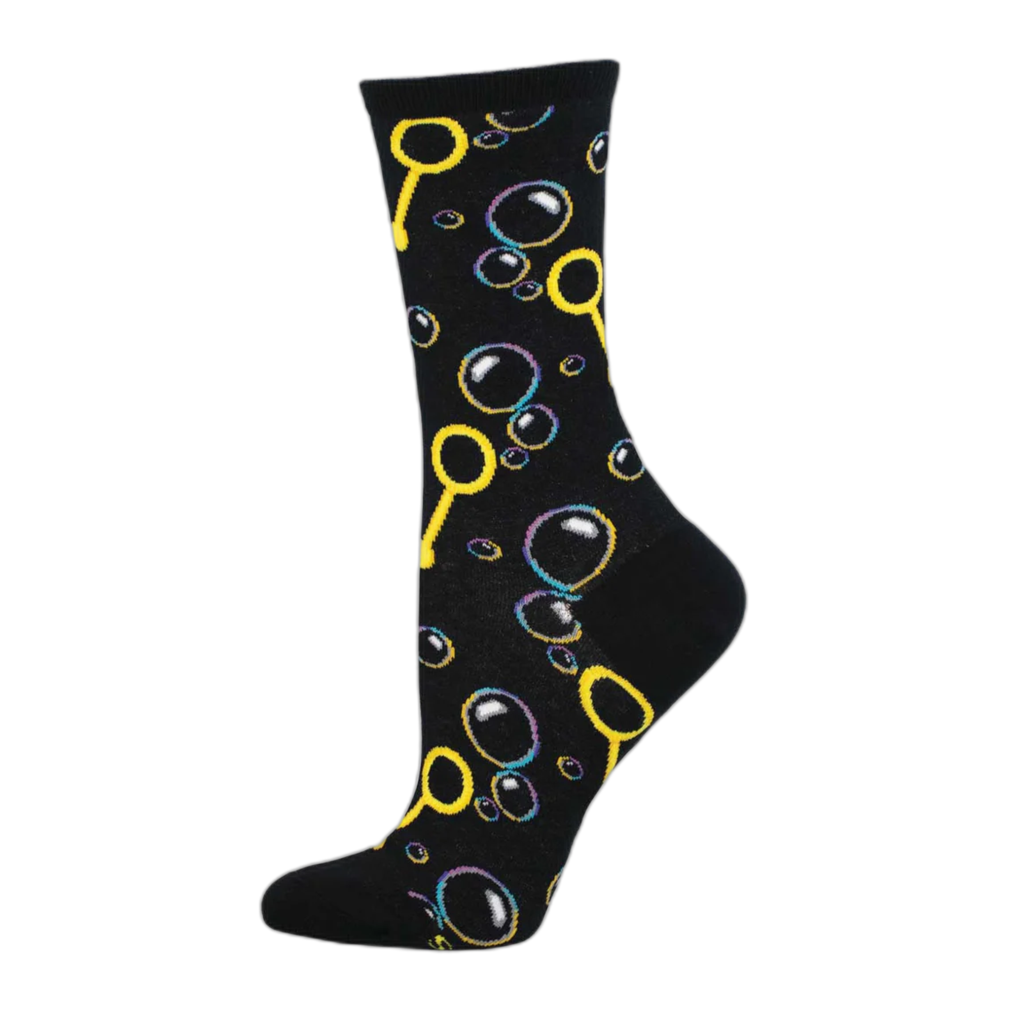 Socksmith - Blowing Bubbles - Black / One Size