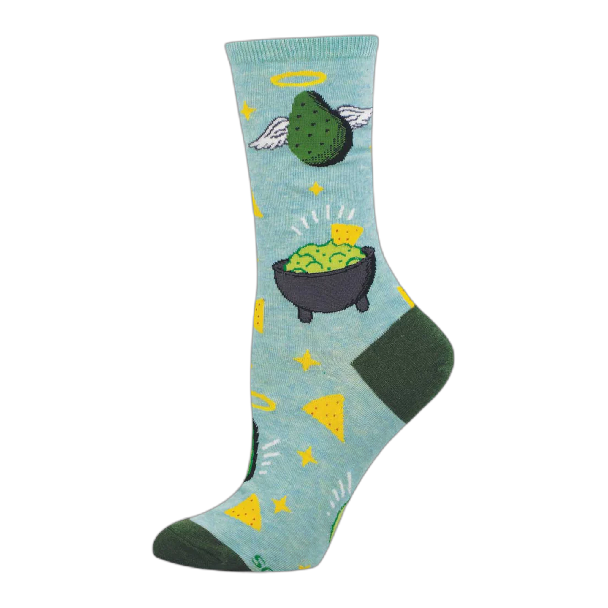 Socksmith - Holy Guacamole - Blue Heather / One Size