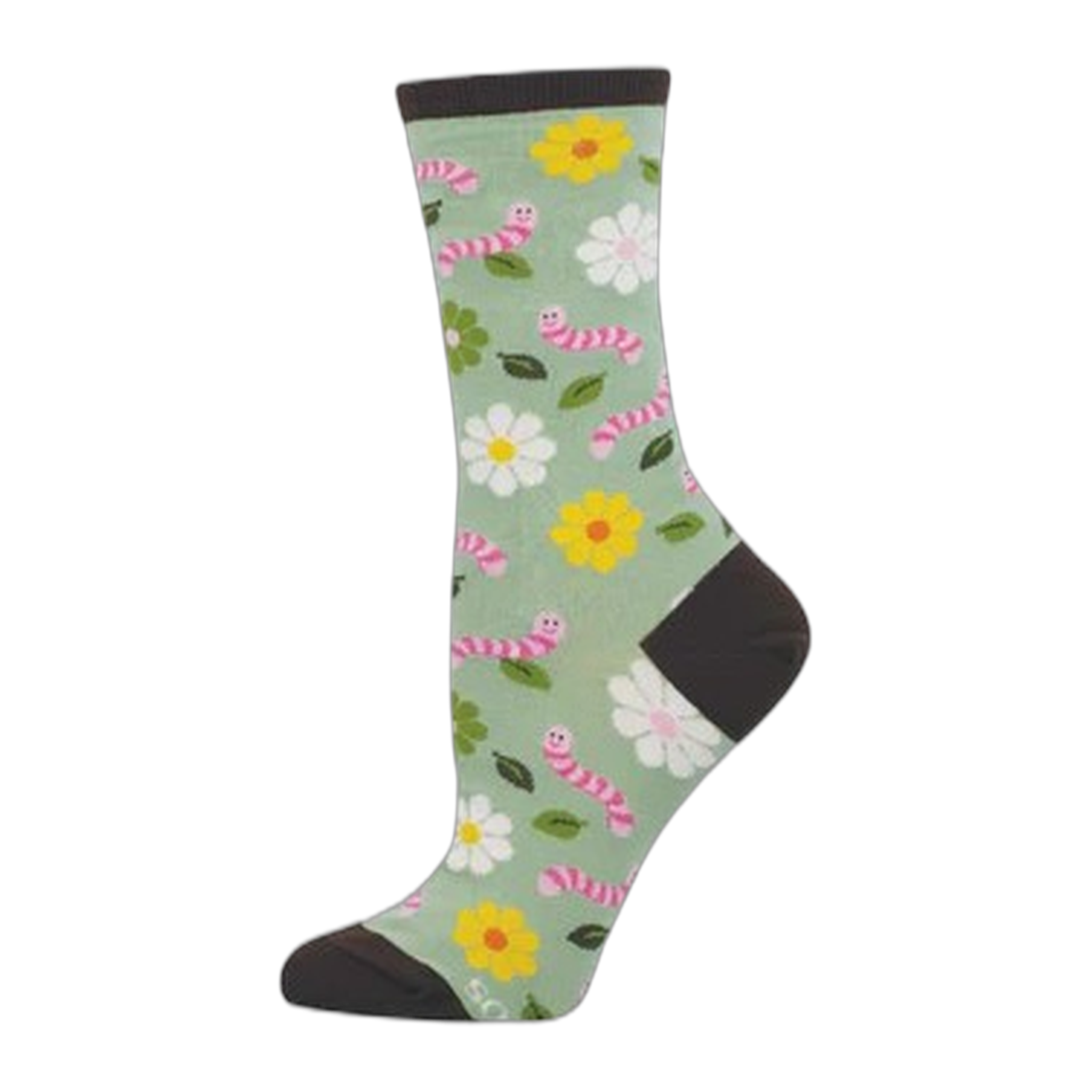 Socksmith - Wiggly Worm - Green / One Size