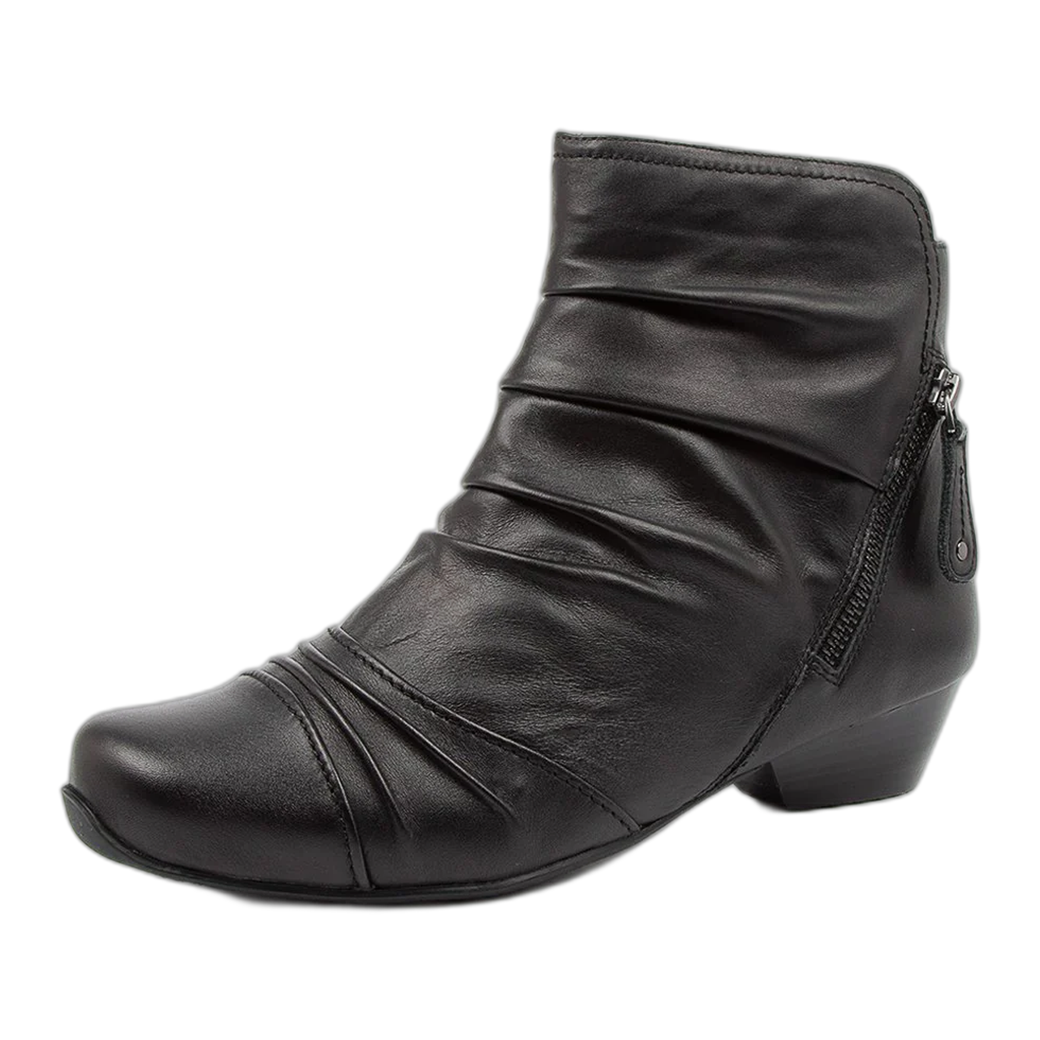 Ziera - Camryn - Black Leather / XW / 37