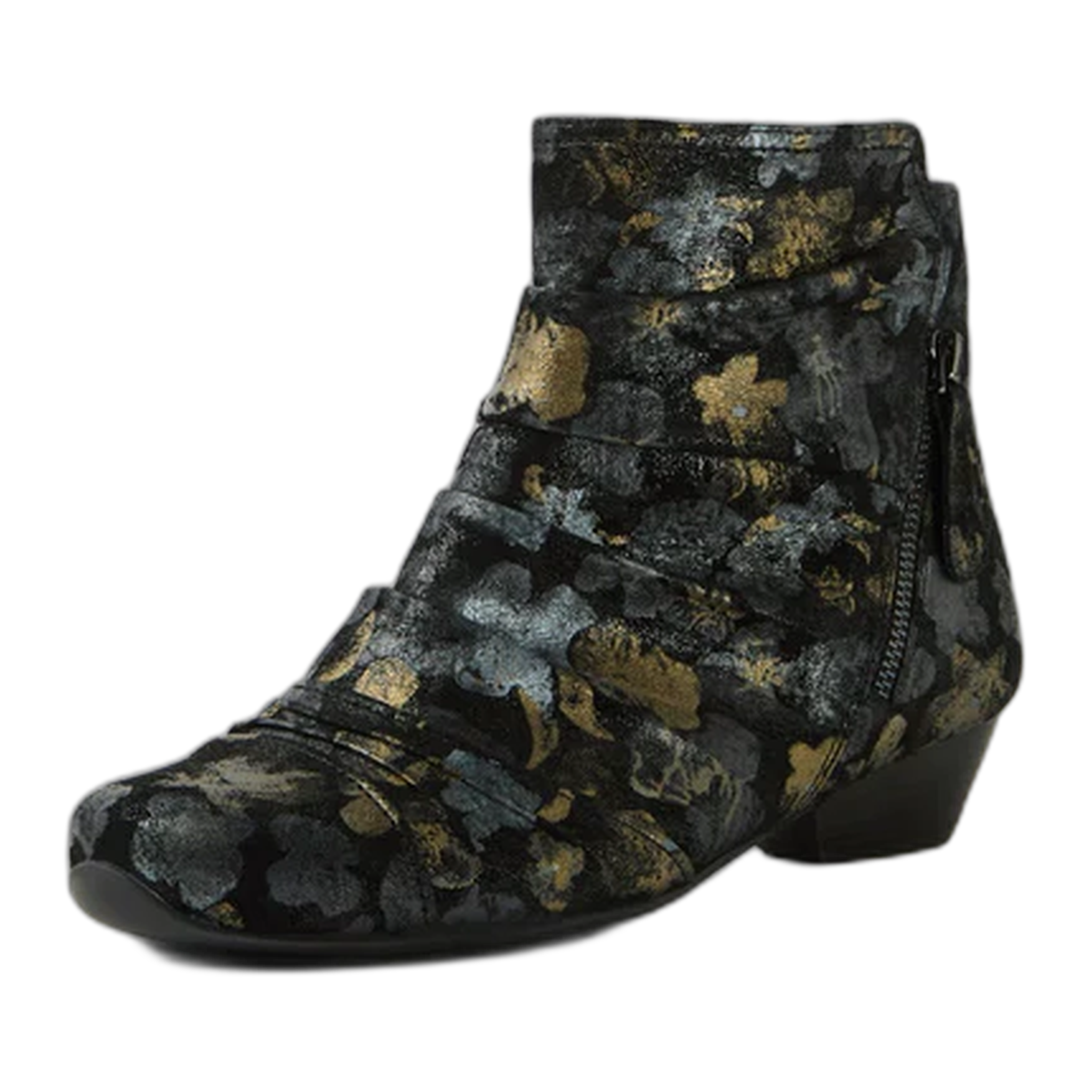 Ziera - Camryn - Black Metal Suede / W / 37