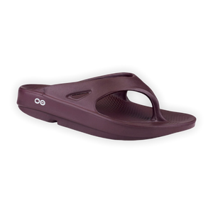 Purple oofos online sandals