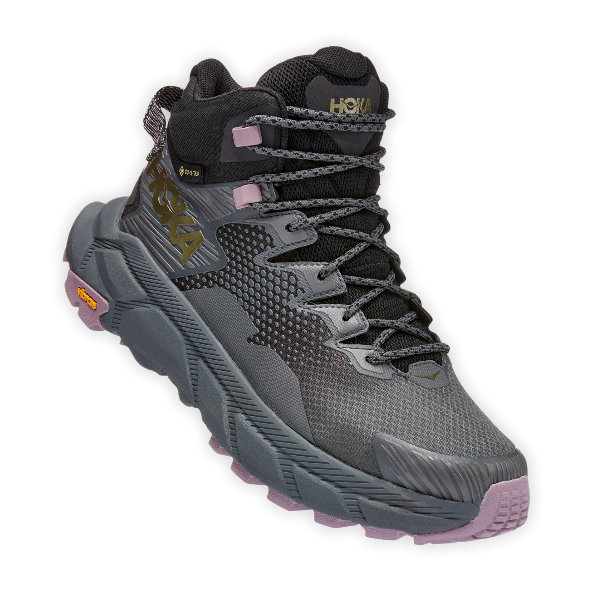 HOKA - Women's Trail Code GTX - Black/Castlerock / M / 6