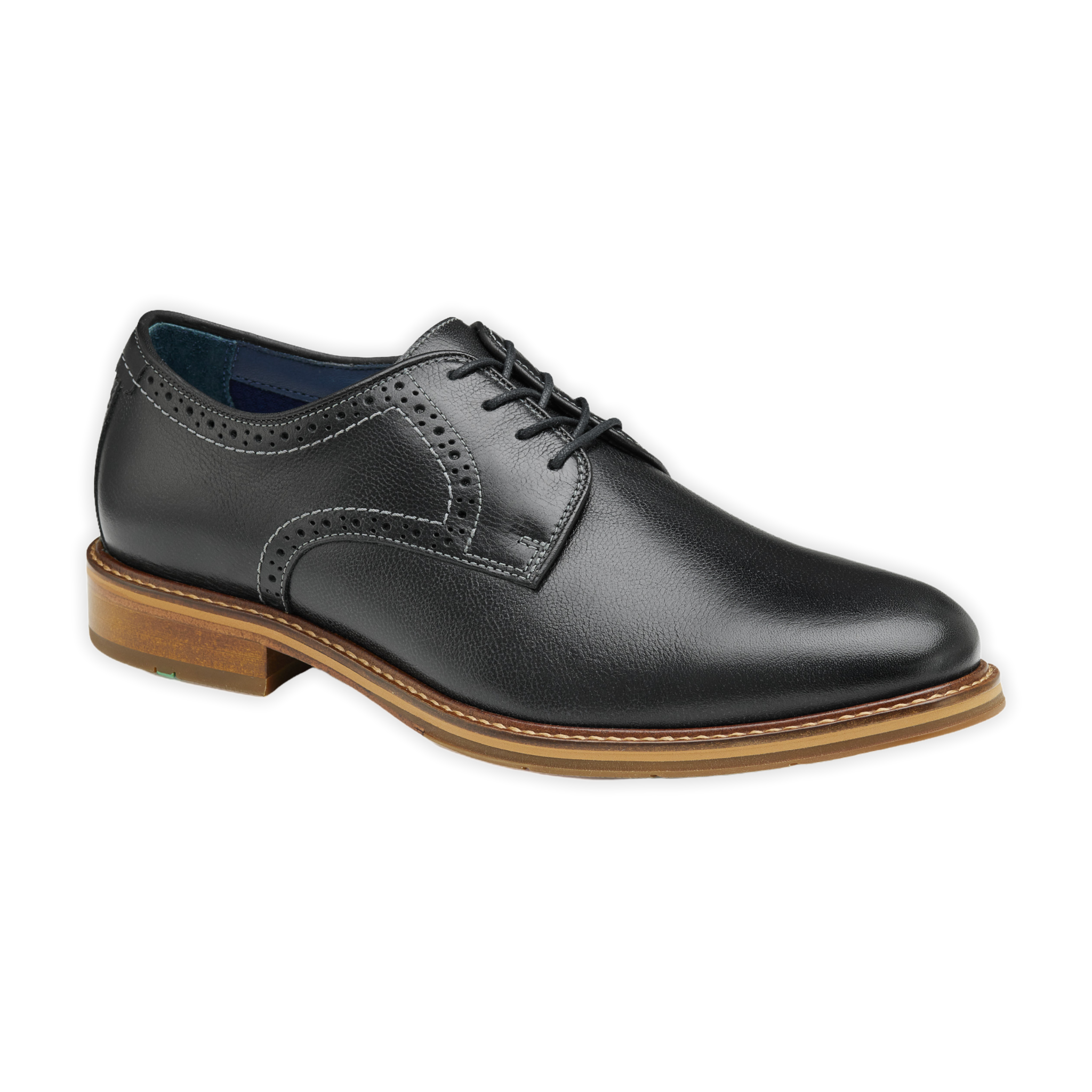 Johnston & Murphy - XC Flex Raleigh - BLACK FULL GRAIN / 11