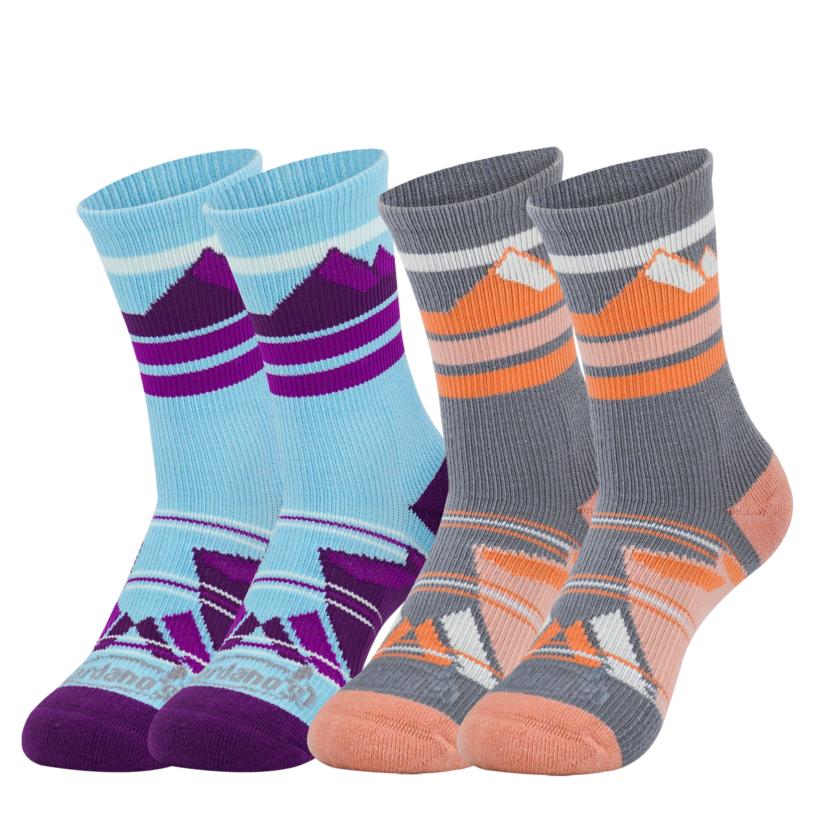 Dardano's - Women's Crew Socks Light Cushion 2-Pack