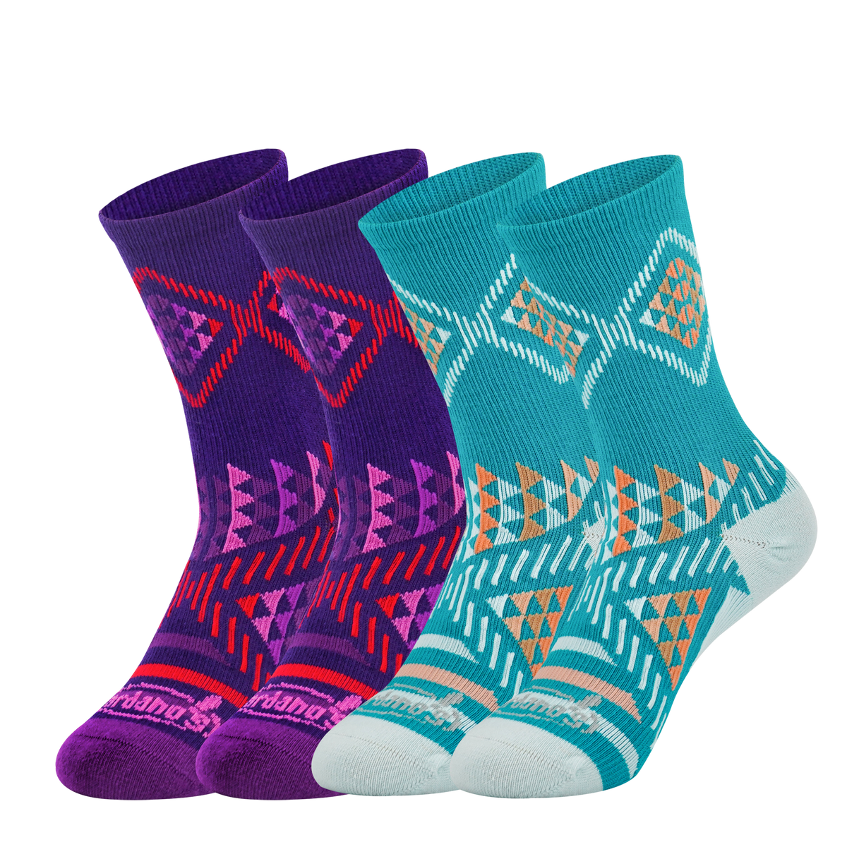 Dardano's - Women's Crew Socks No Cushion 2- Pack