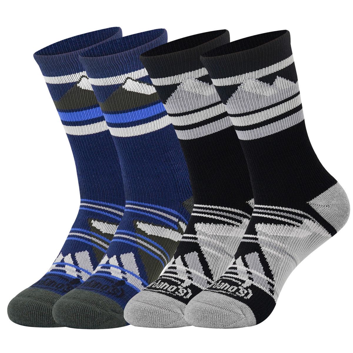 Dardano's - Men's Crew Socks Light Cushion 2-Pack