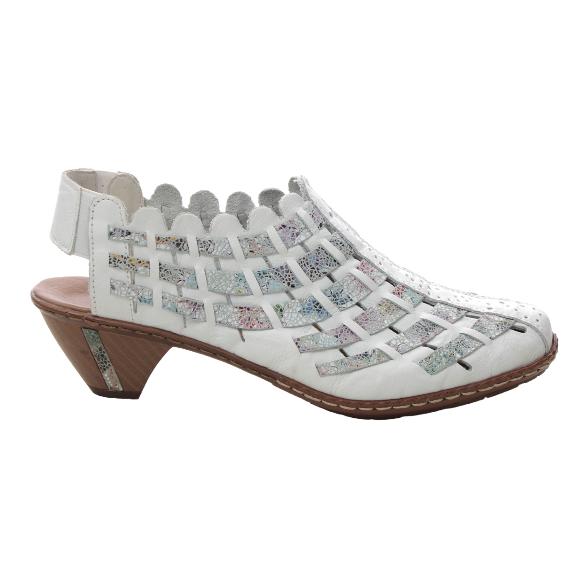 Rieker - 46778 Sina - Weiss/Ice Multi / M / 37