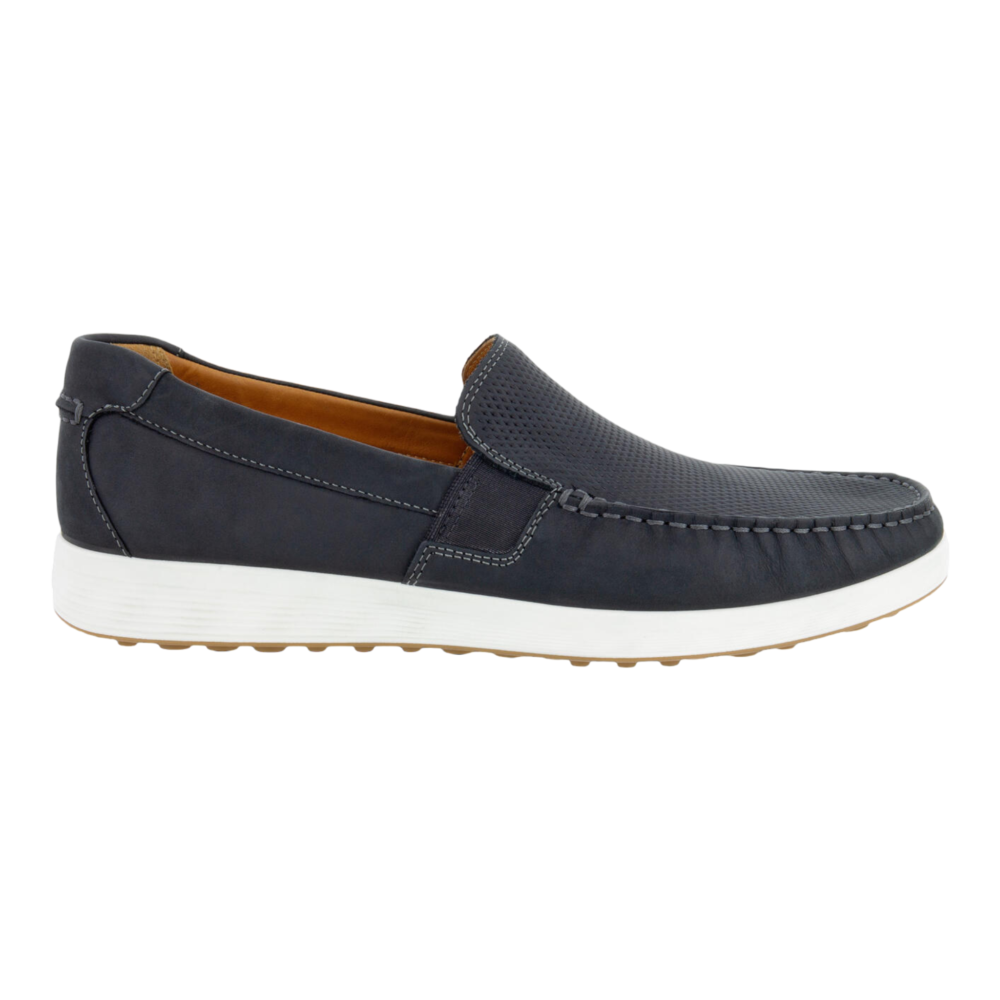 ECCO Men s Lite Moc Slip On Black Black Dardano s Shoes