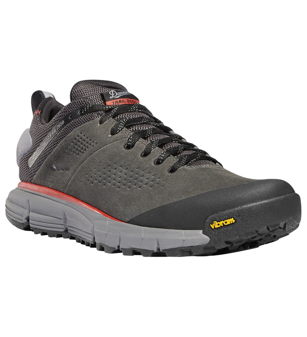 Danner - Men's Trail 2650 GTX - Dark Gray/Brick Red / M / 8