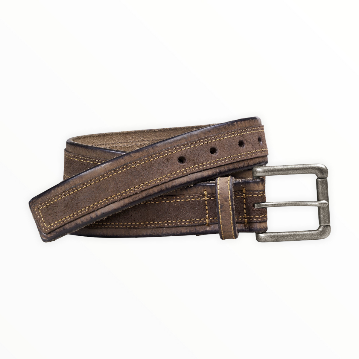 Johnston & Murphy - Suede Overlay Belt